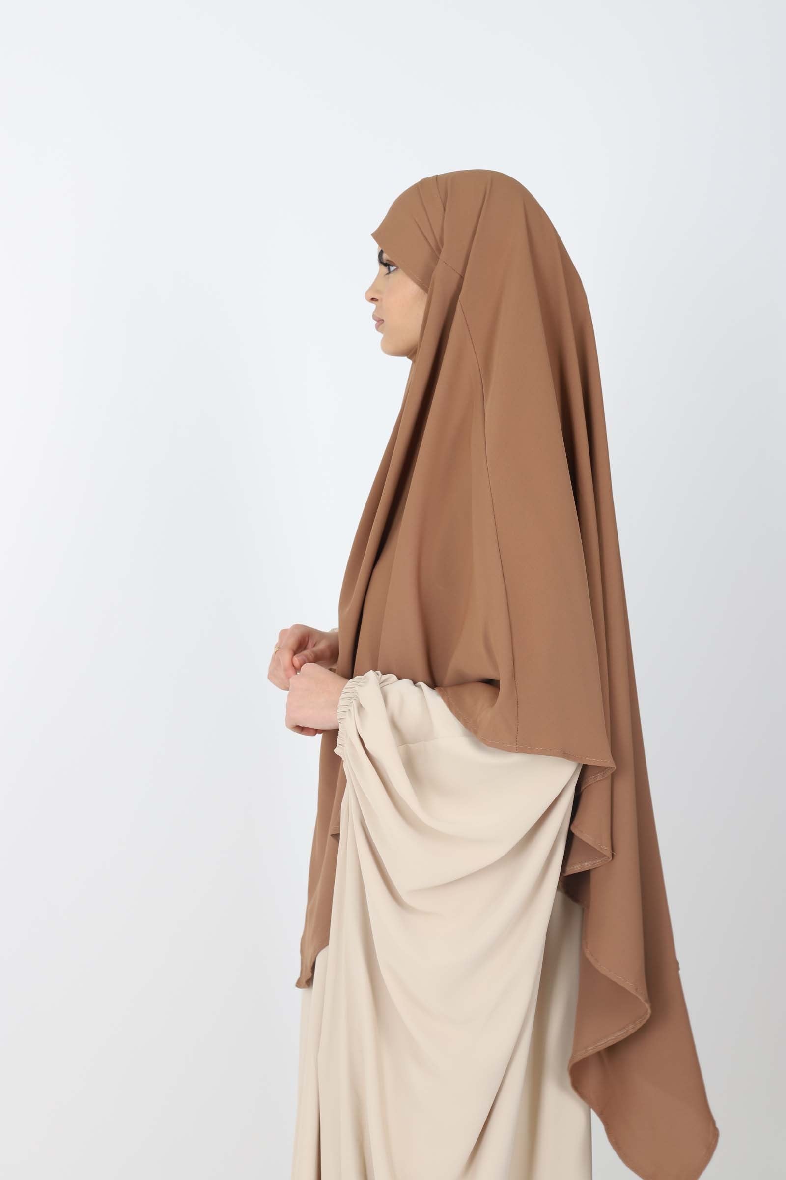 Khimar soie de medine court