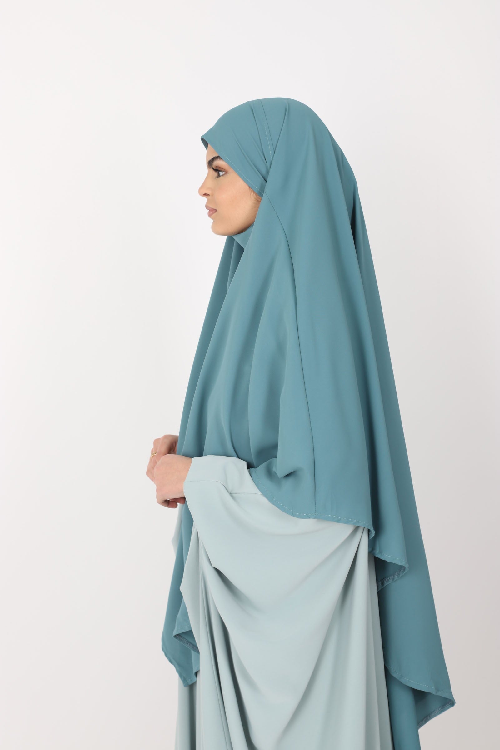 Khimar soie de medine court