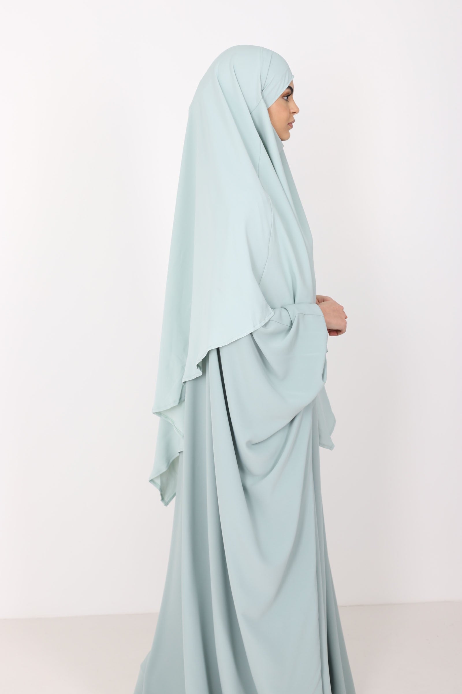 Khimar soie de medine court