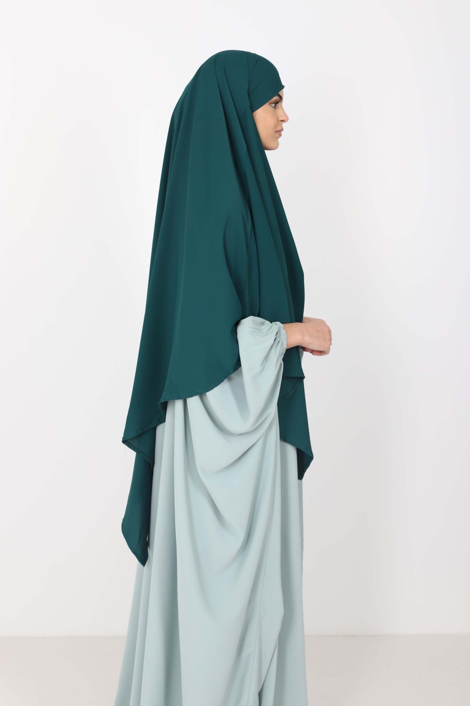Khimar soie de medine court