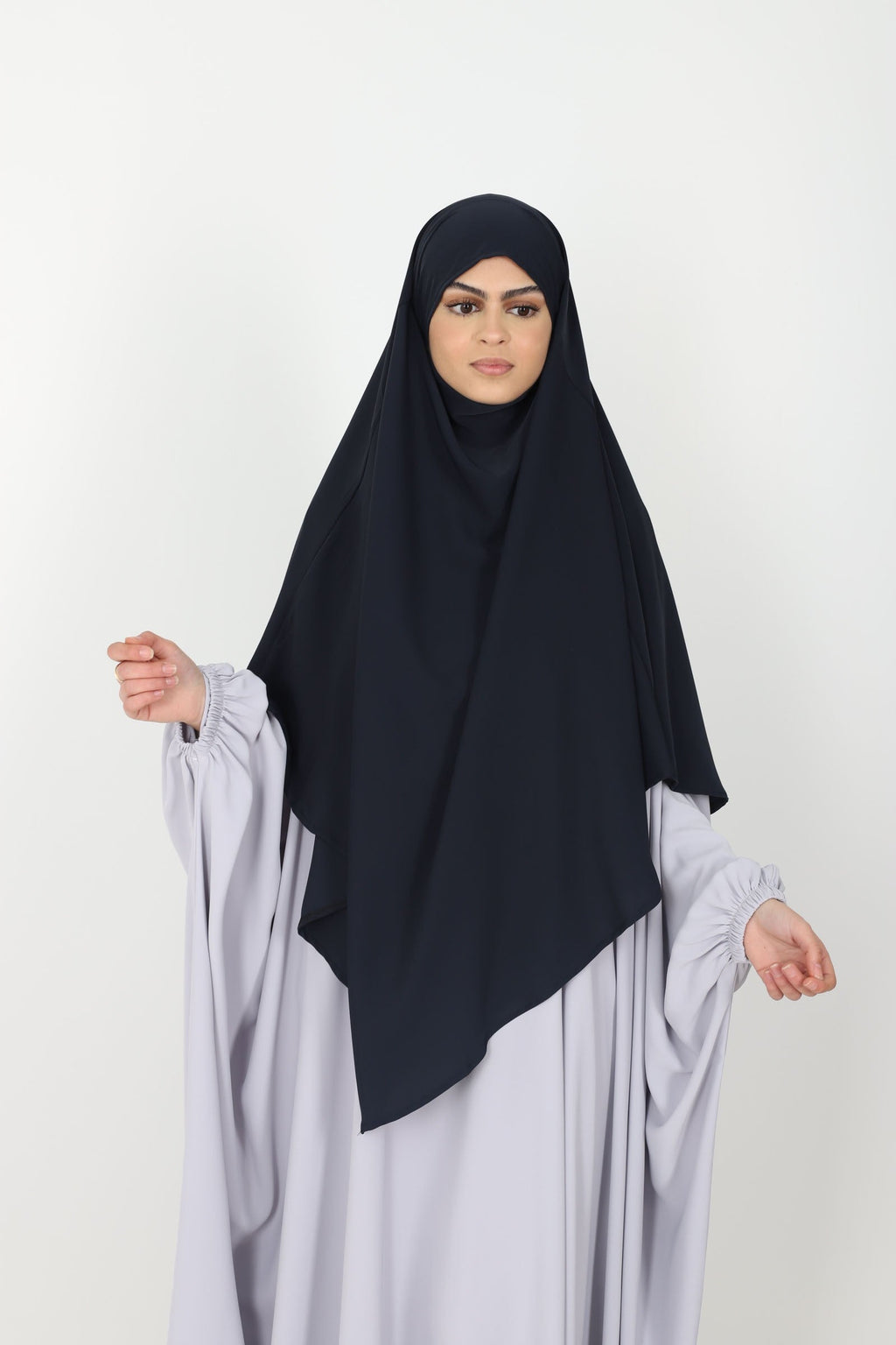 Khimar soie de medine court