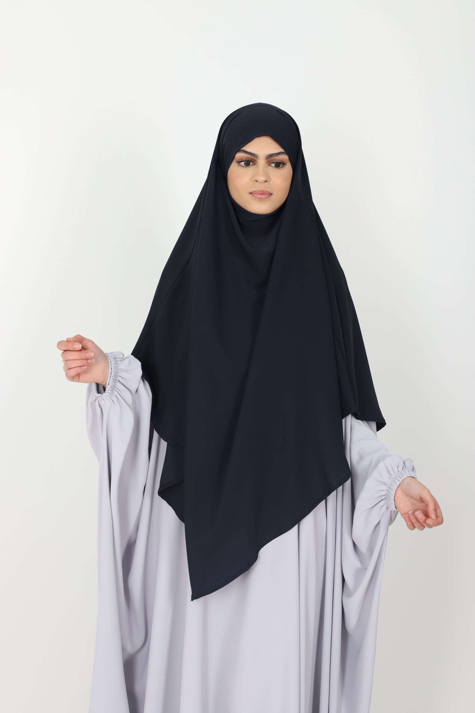 Khimar soie de medine court