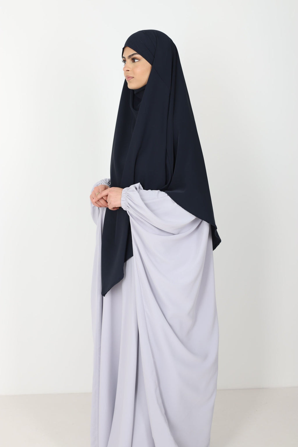 Khimar soie de medine court