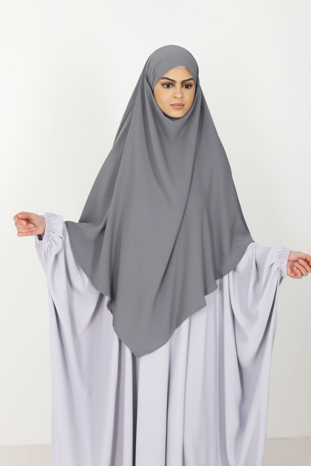 Khimar soie de medine court