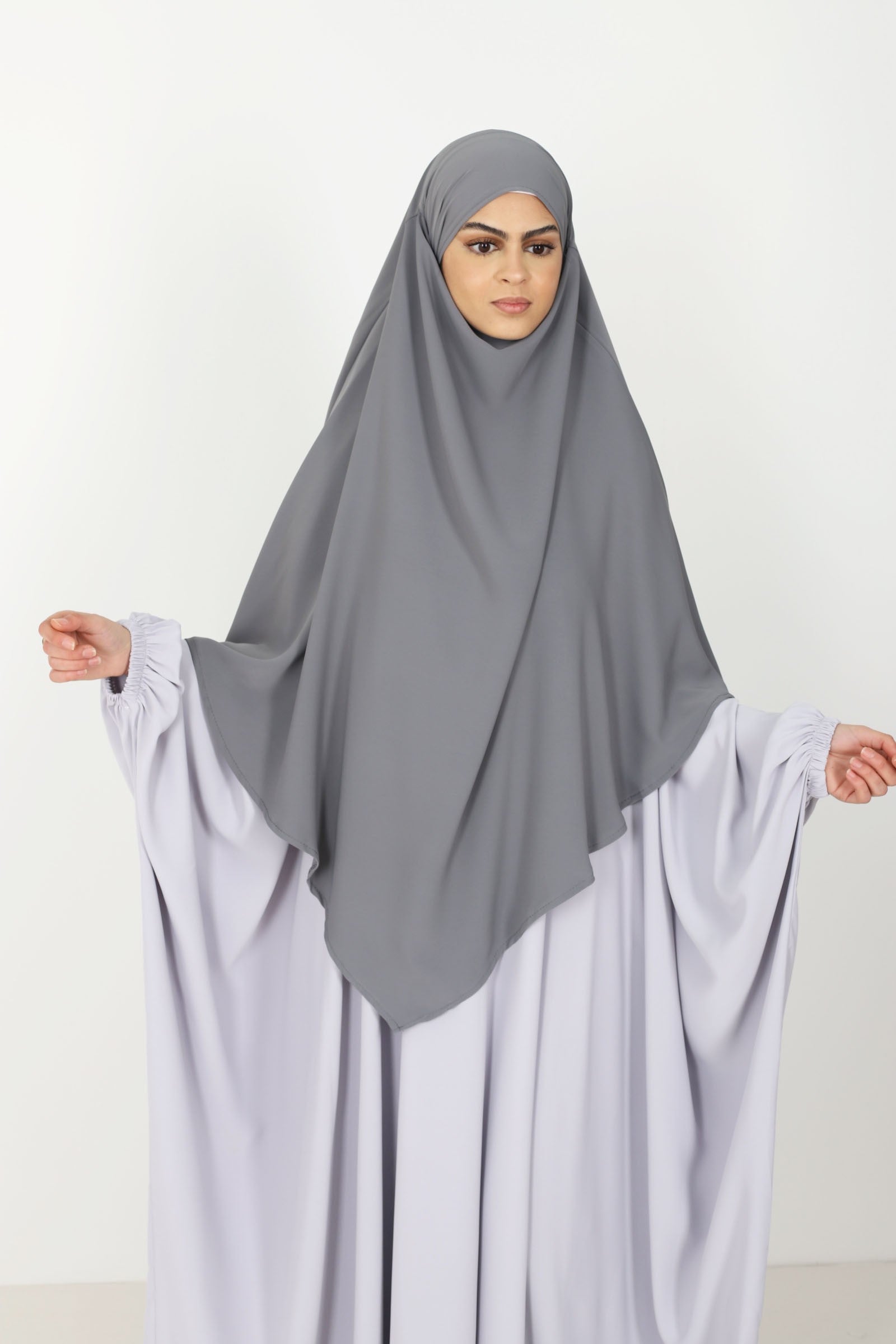 Khimar soie de medine court