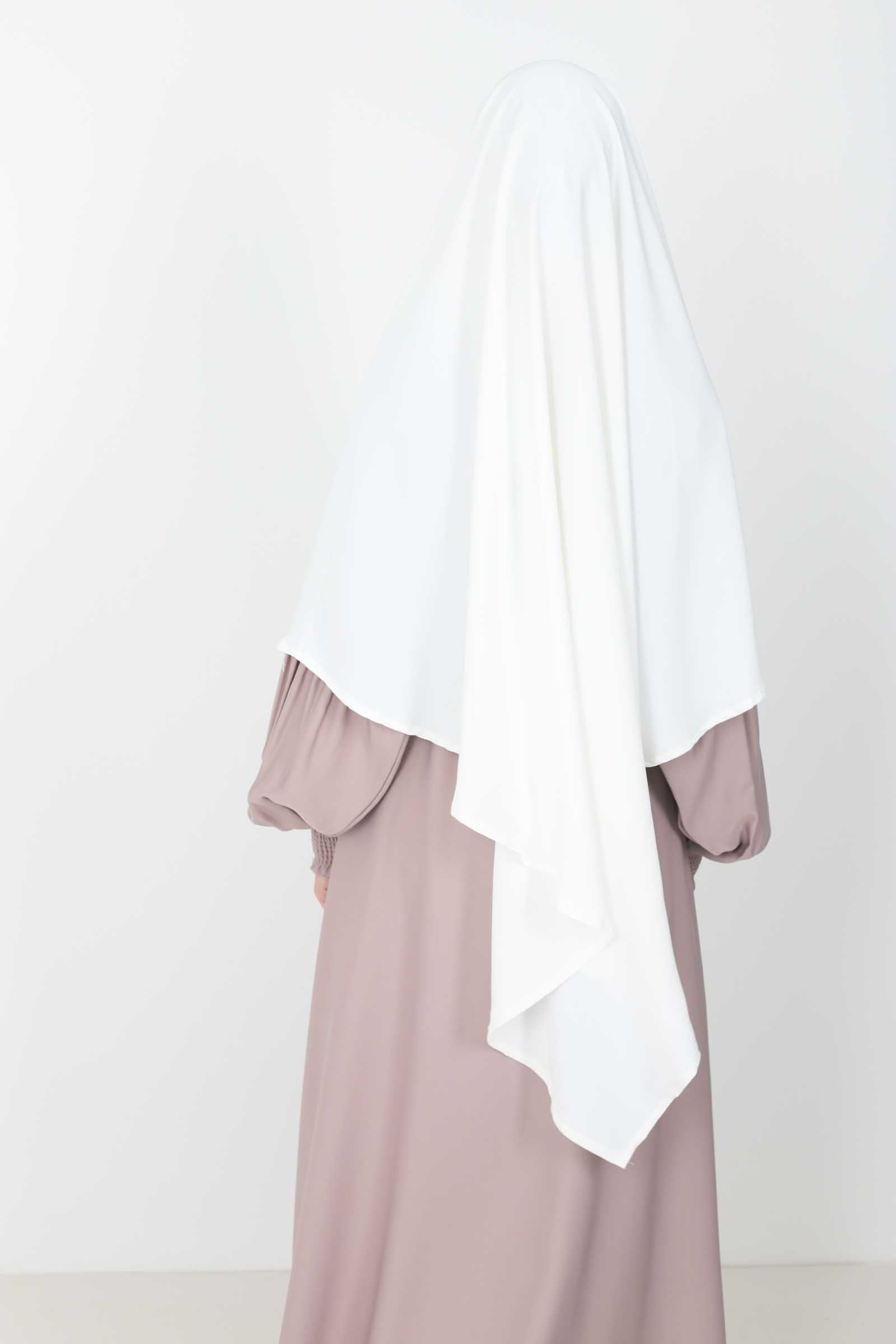 Khimar soie de medine court