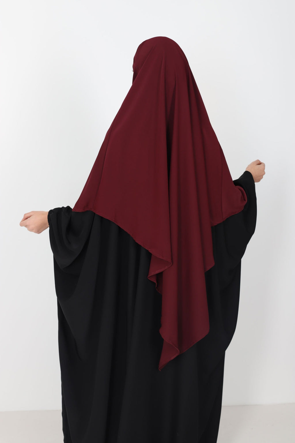 Khimar soie de medine court