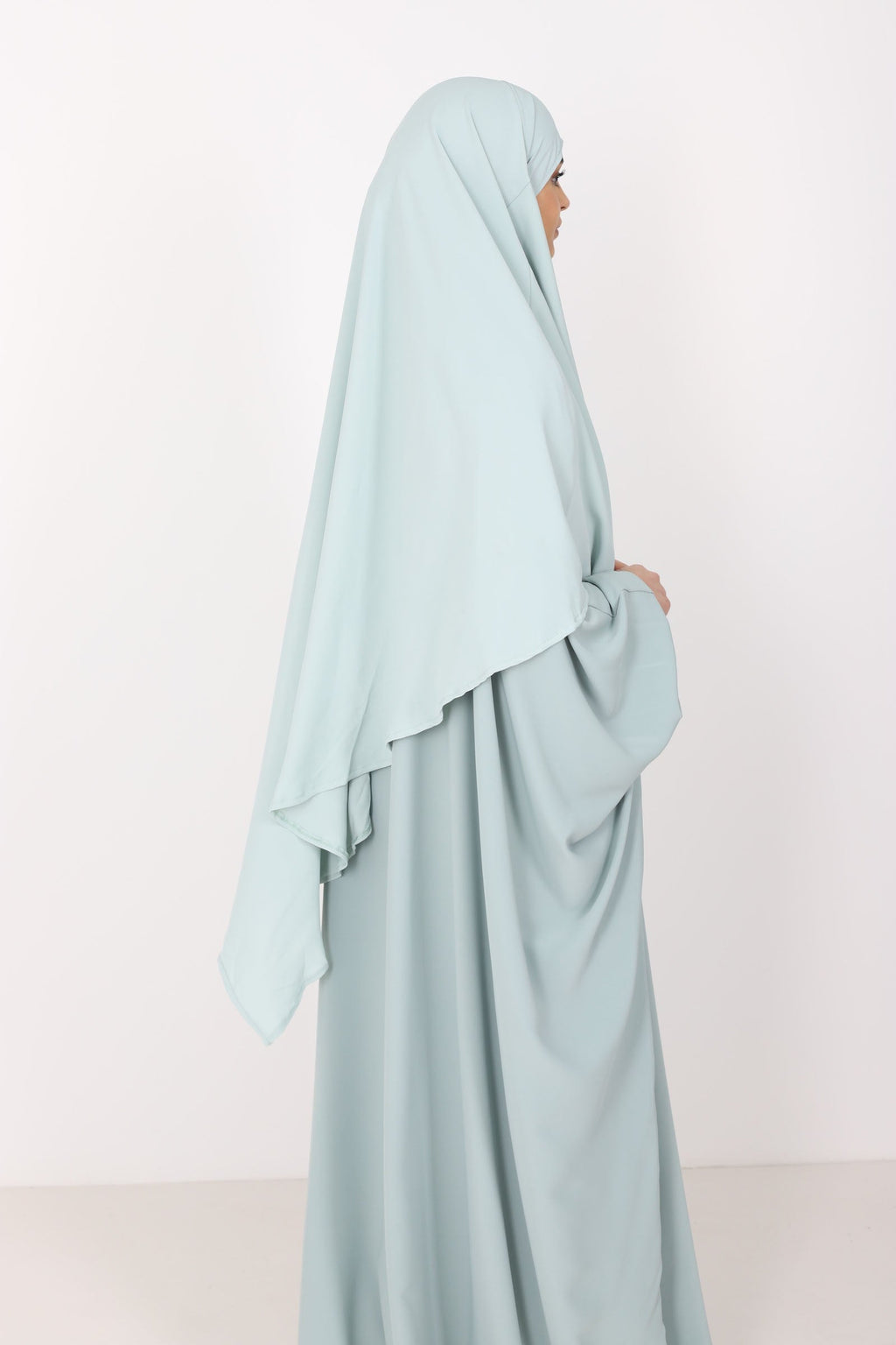 Khimar soie de medine court