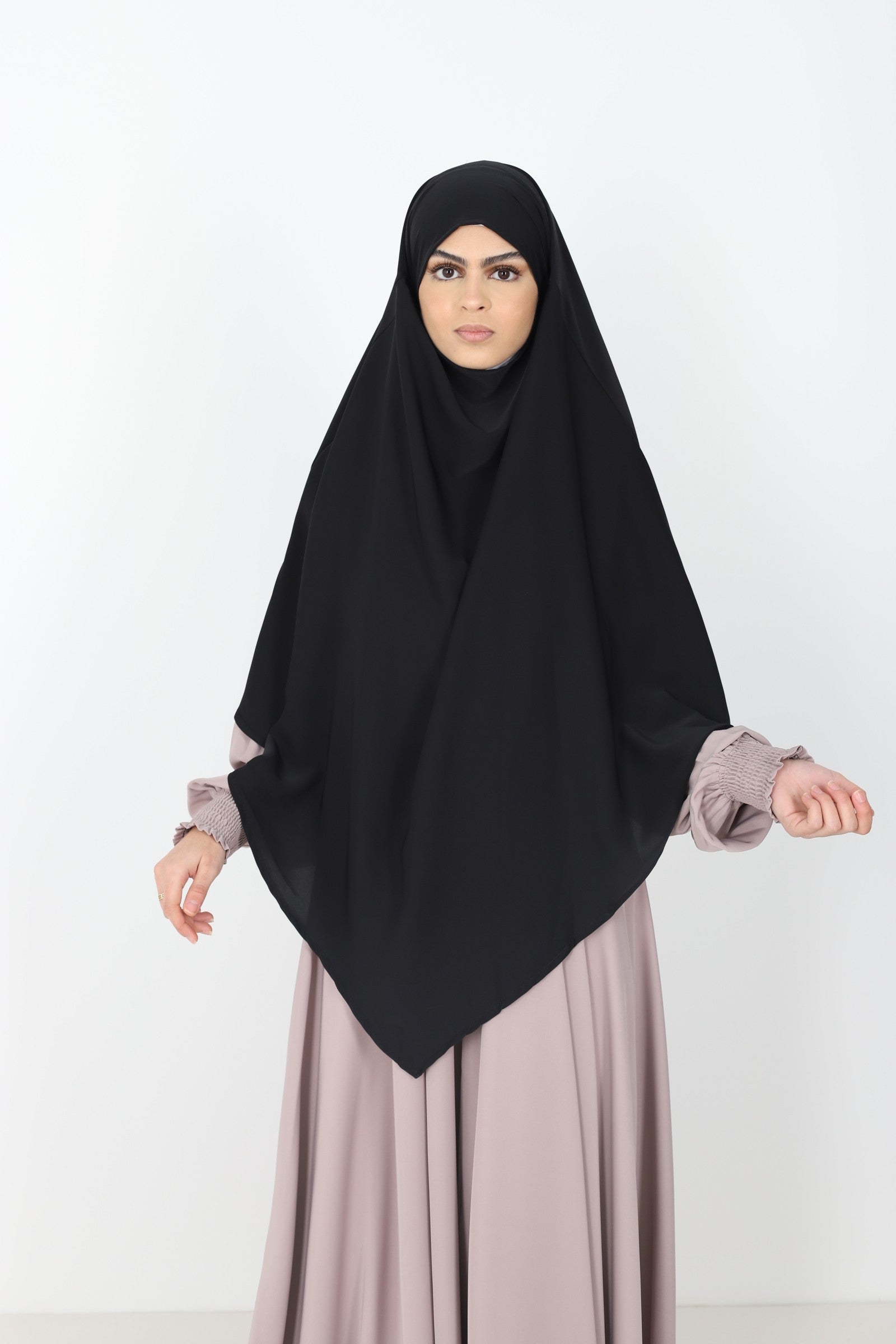 Khimar soie de medine court