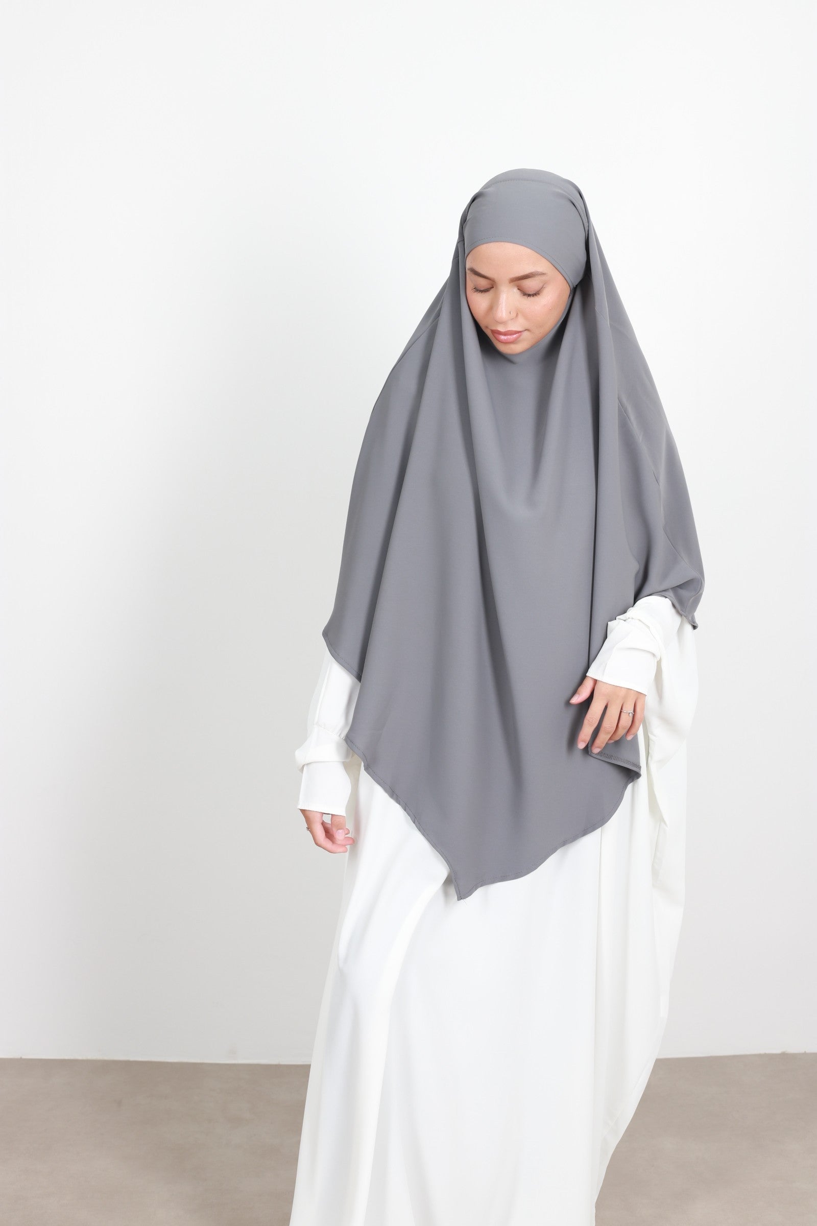 Khimar soie de medine court