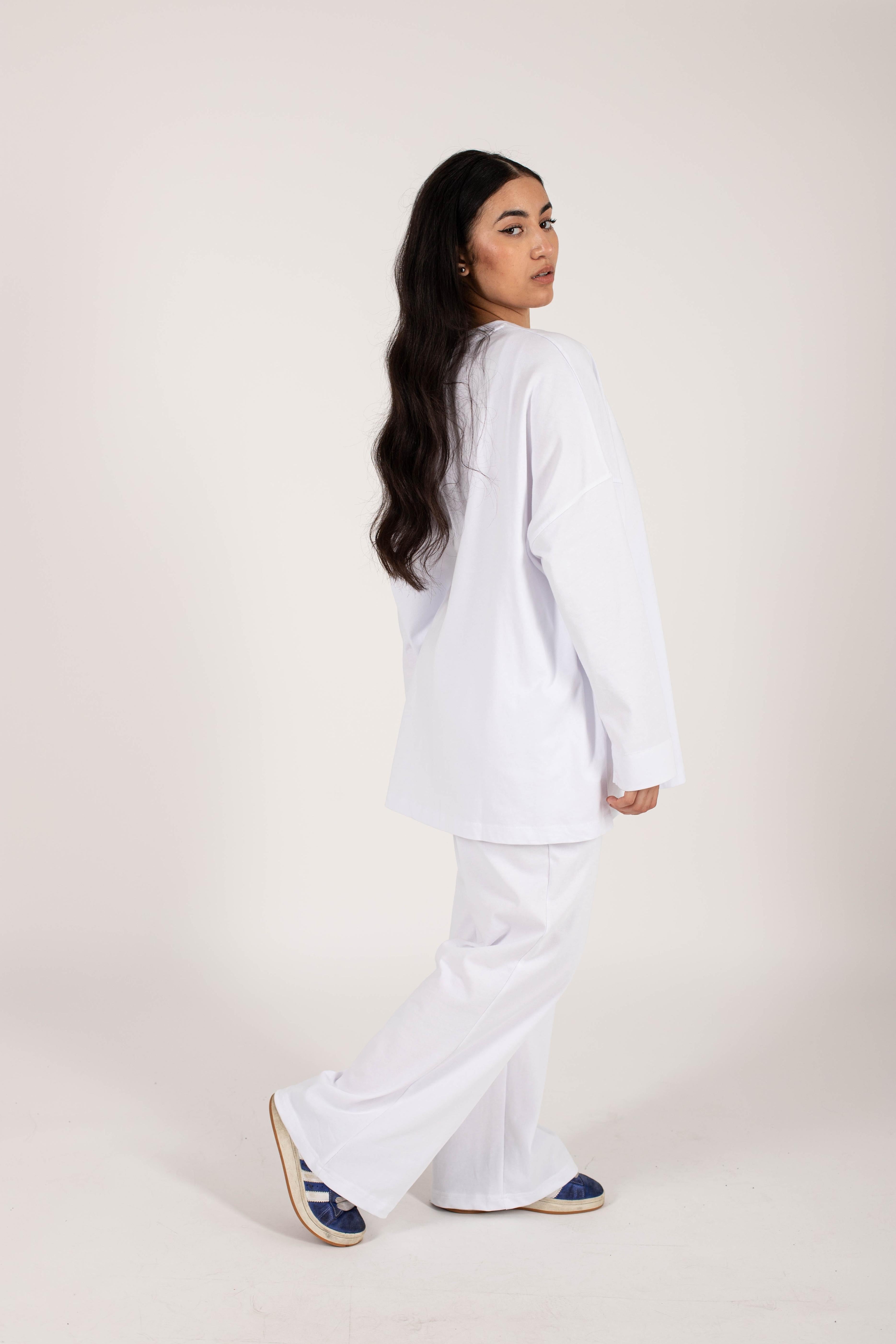 Pantalon essentiel blanc JNA