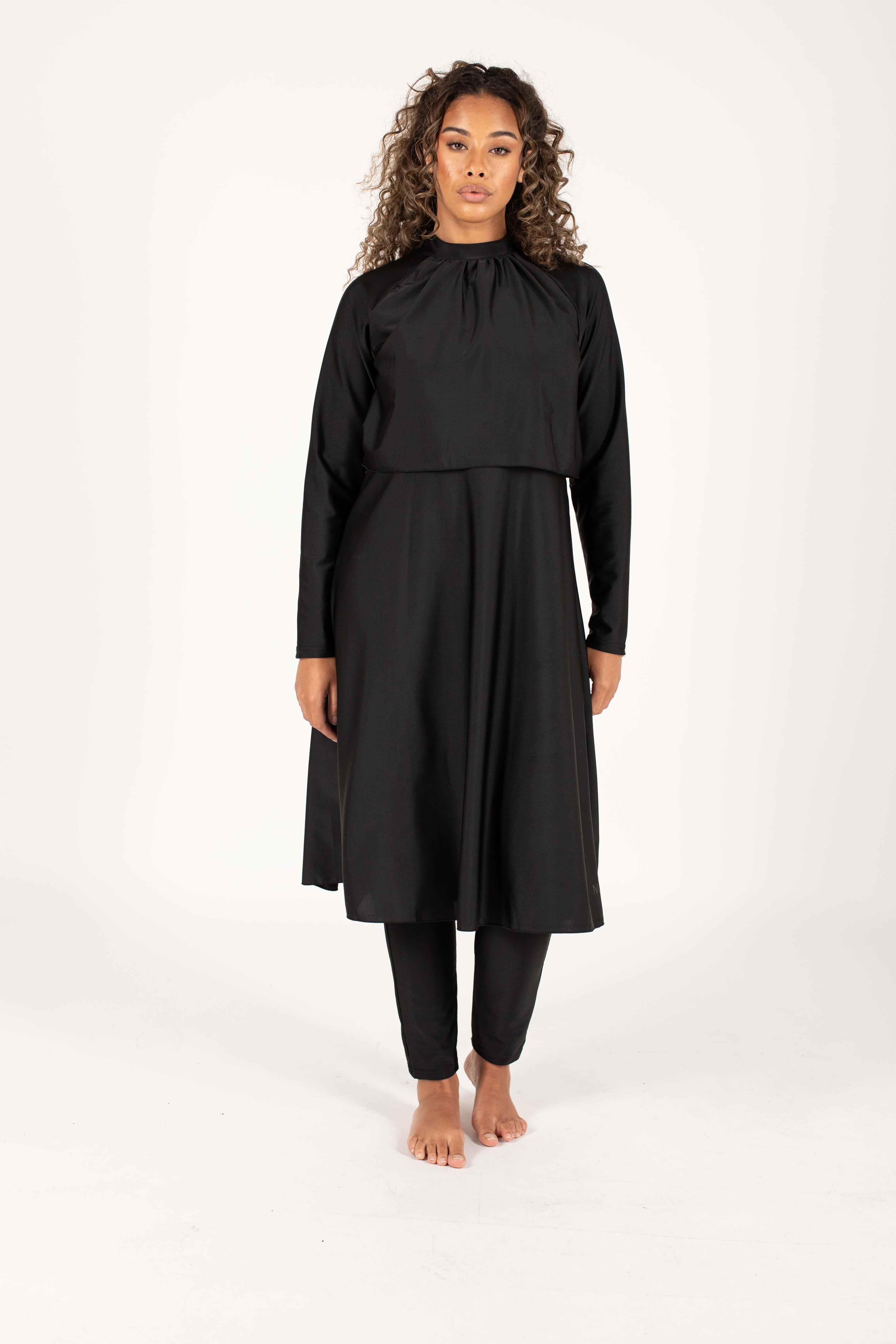 Burkini Hawaï noir