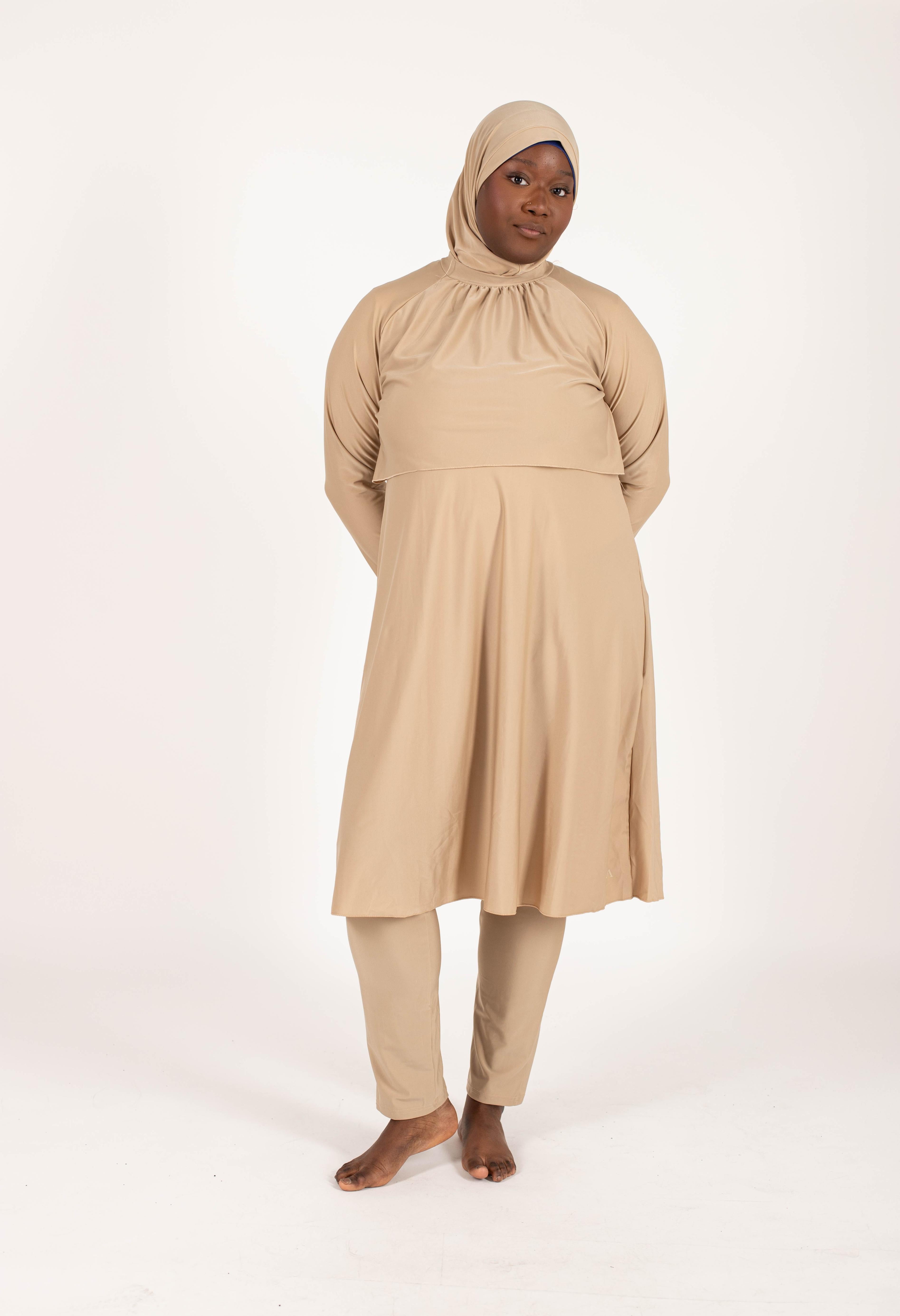 Burkini Hawaï beige