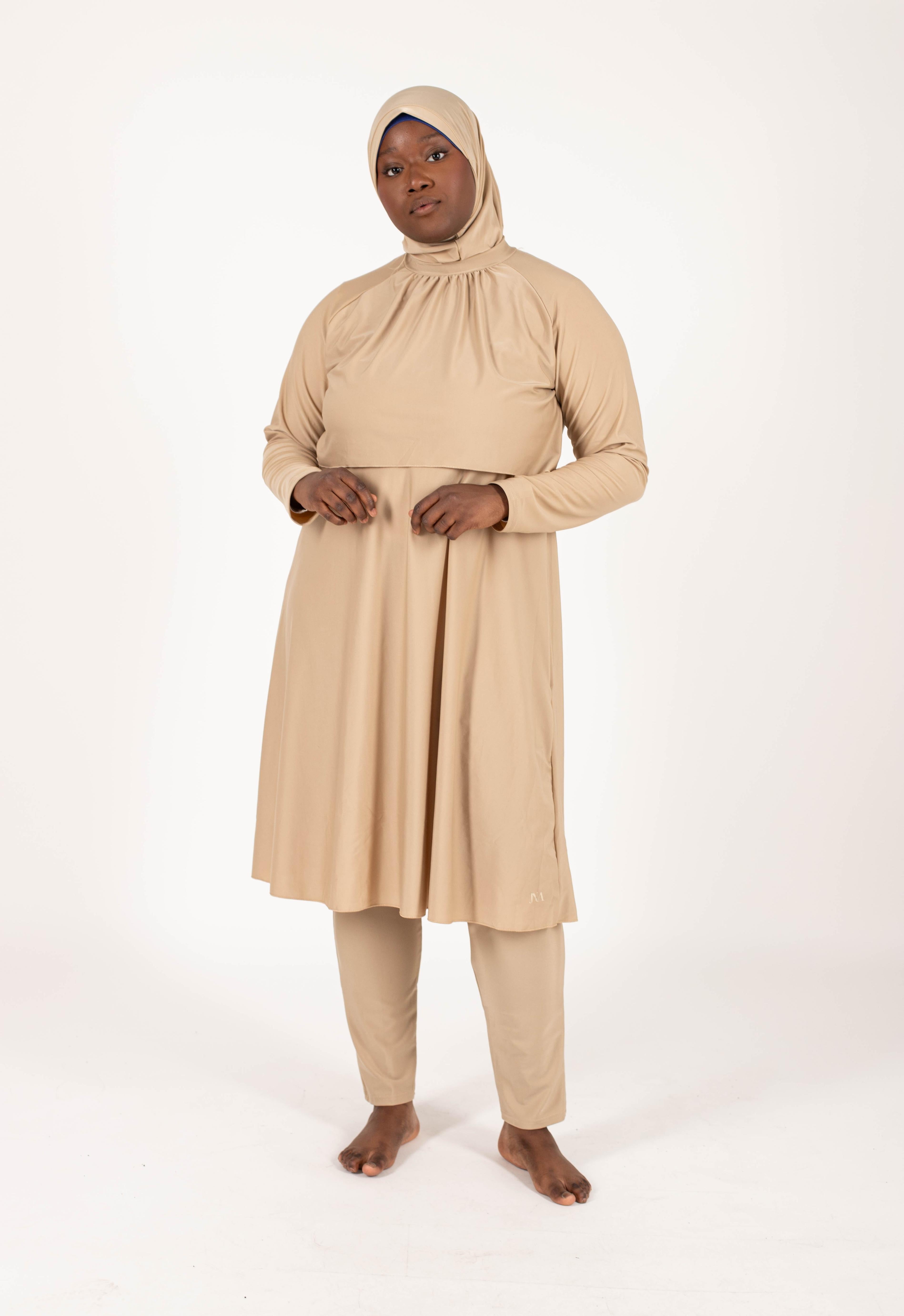 Burkini Hawaï beige