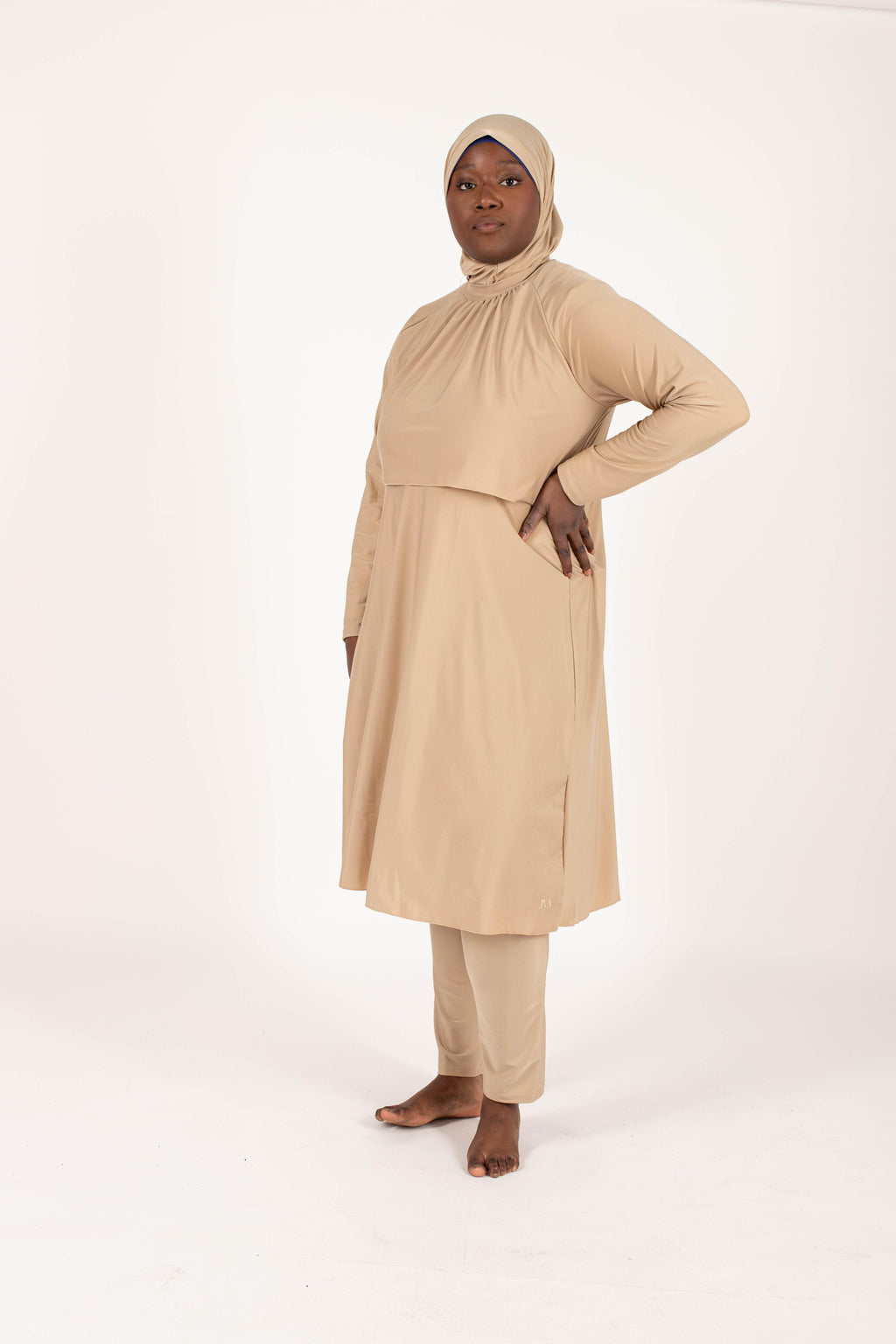 Burkini Hawaï beige