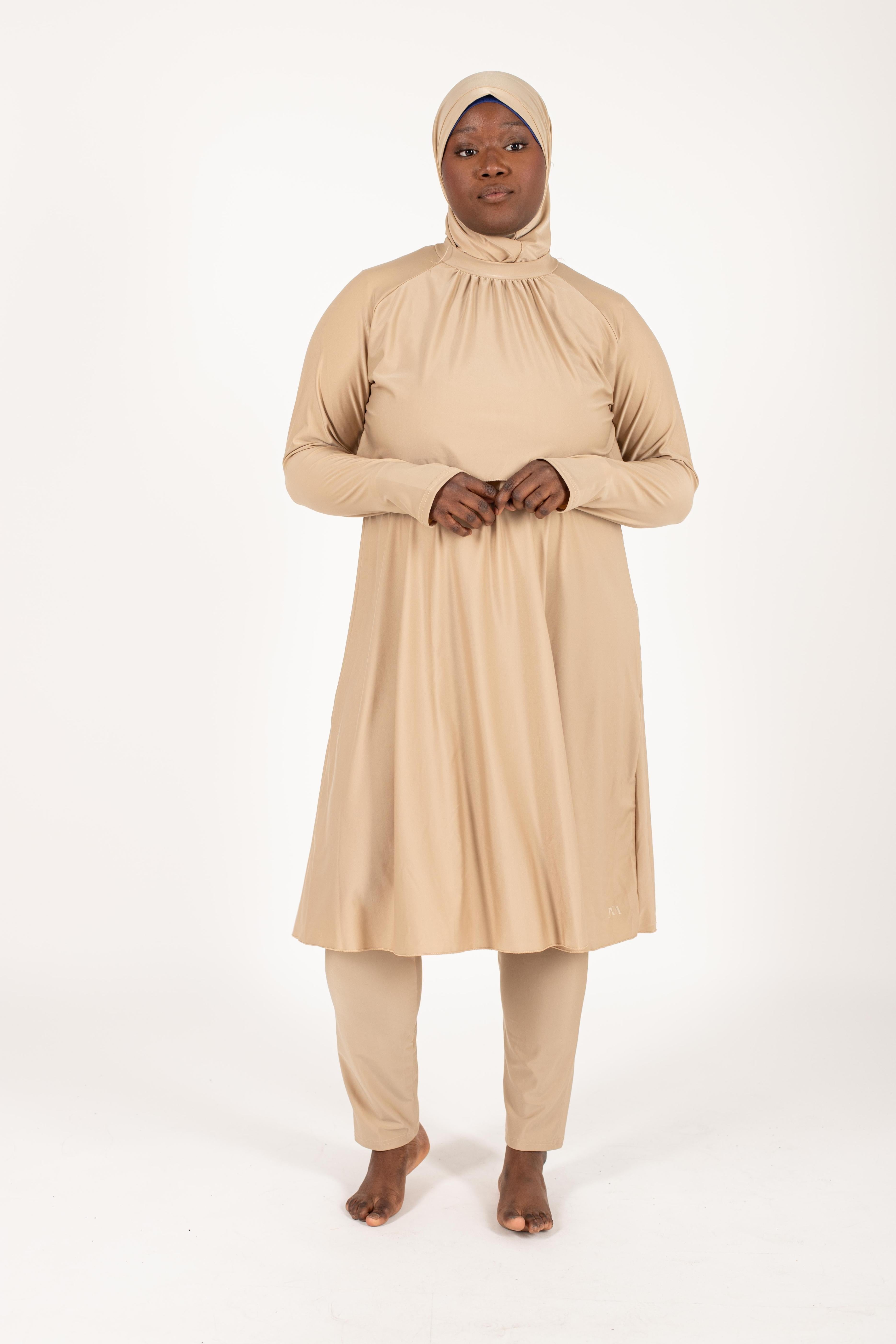 Burkini Hawaï beige