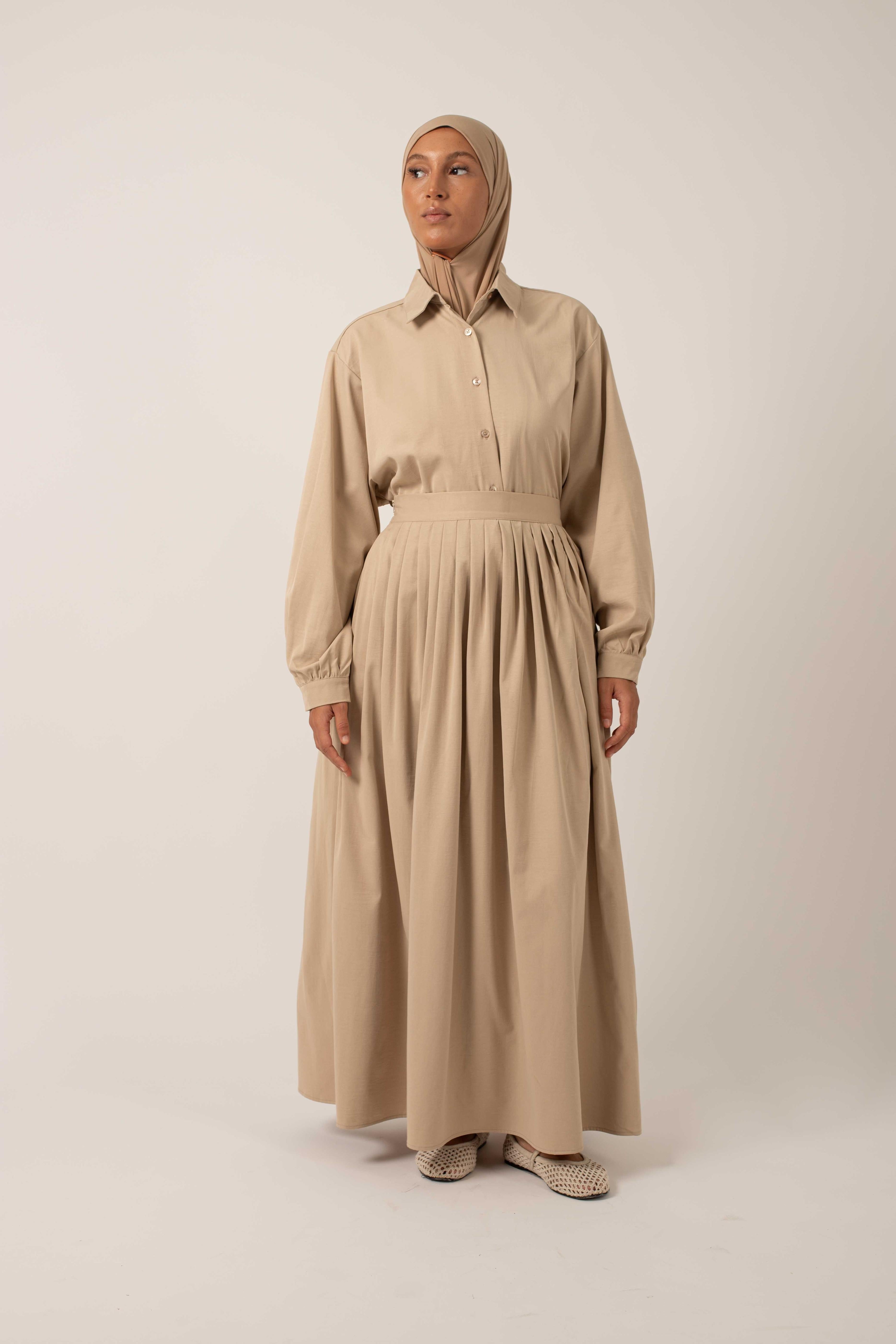 Jupe Fold beige