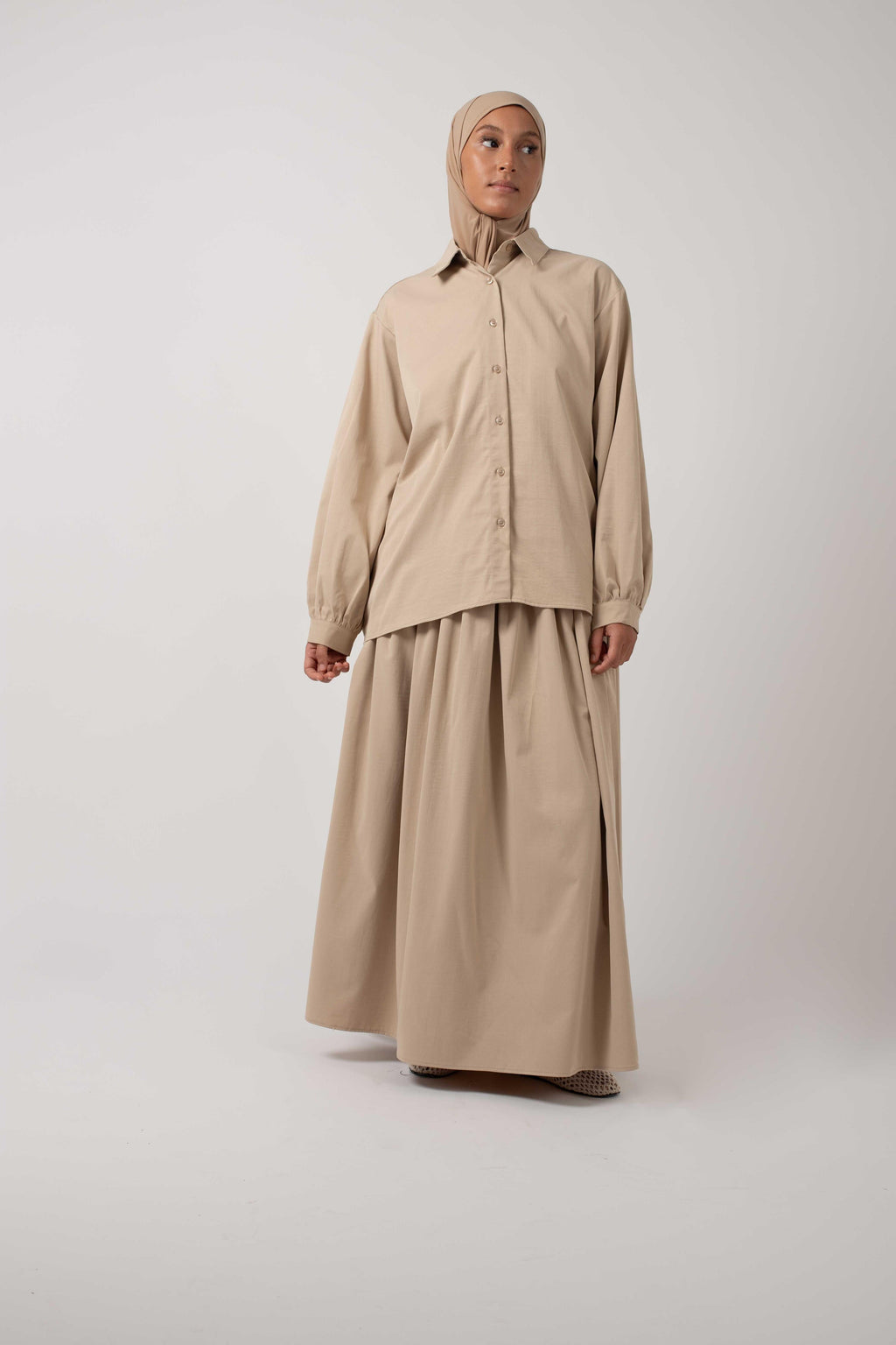 Chemise Fold beige