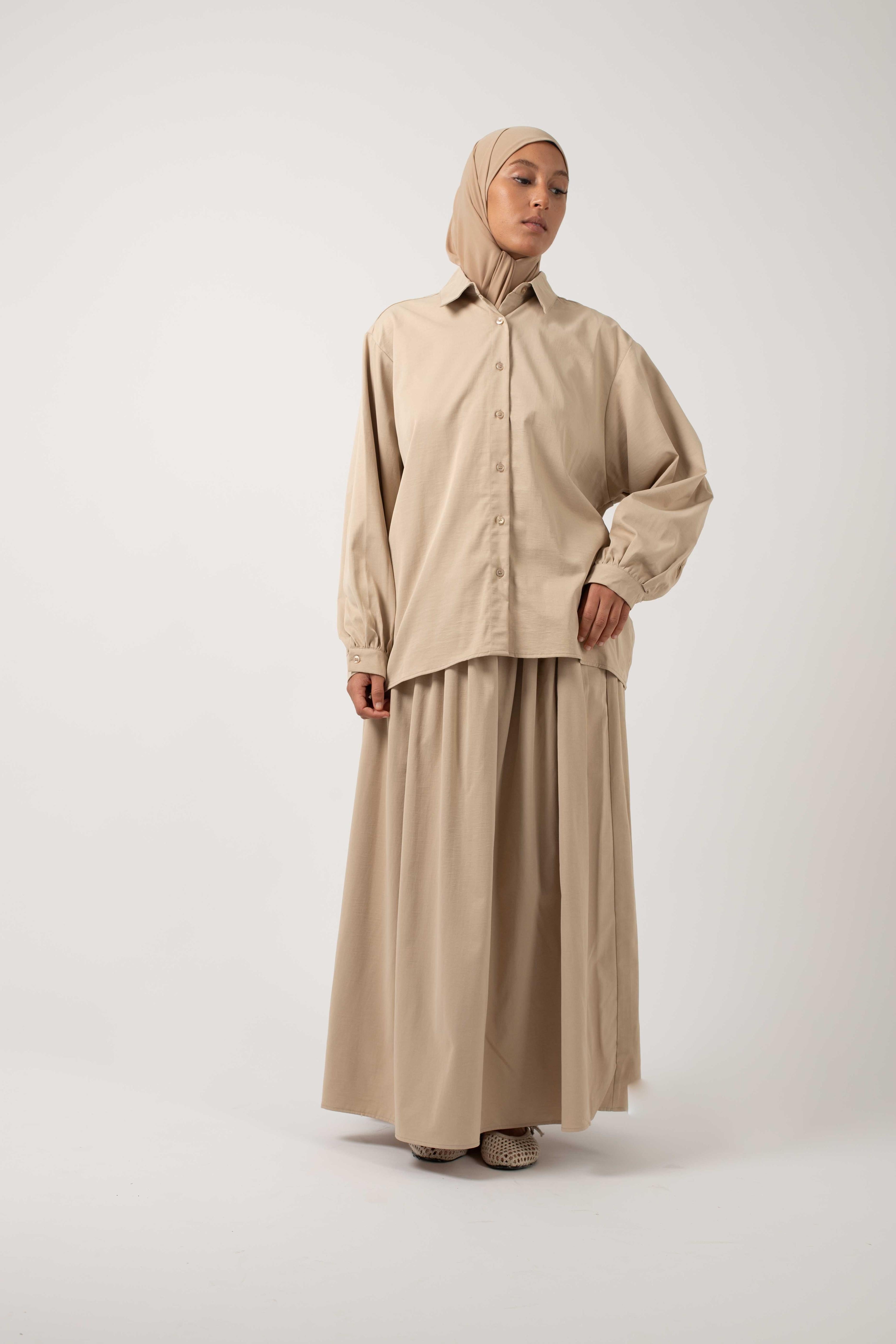Chemise Fold beige