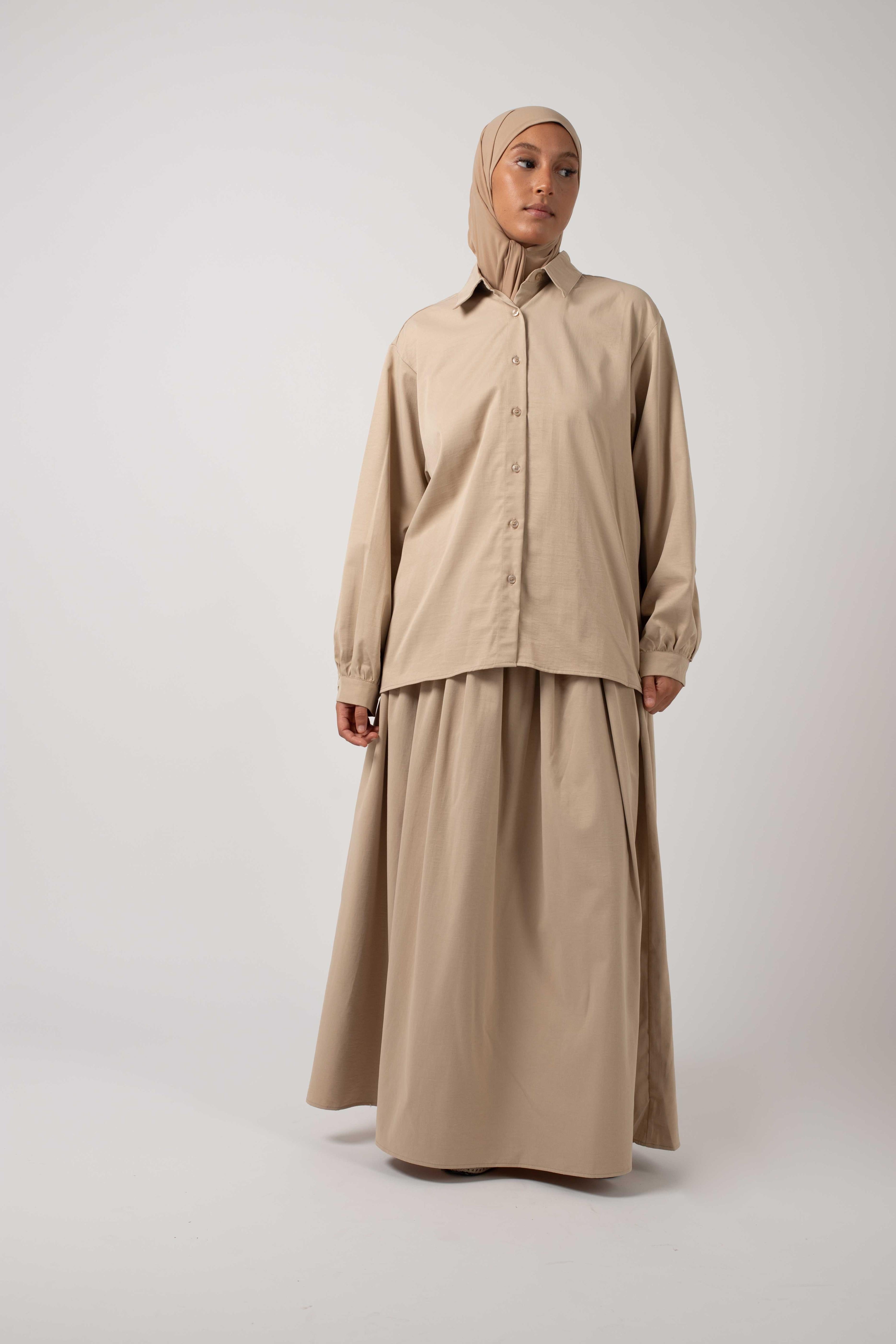 Chemise Fold beige