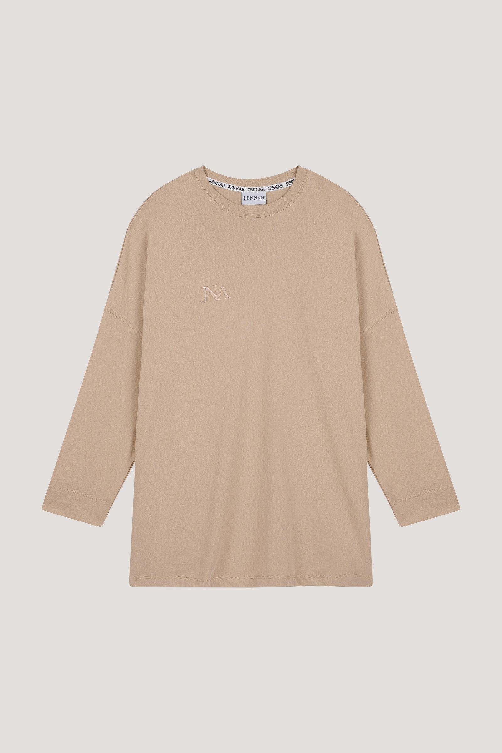 T-shirt essentiel beige foncé