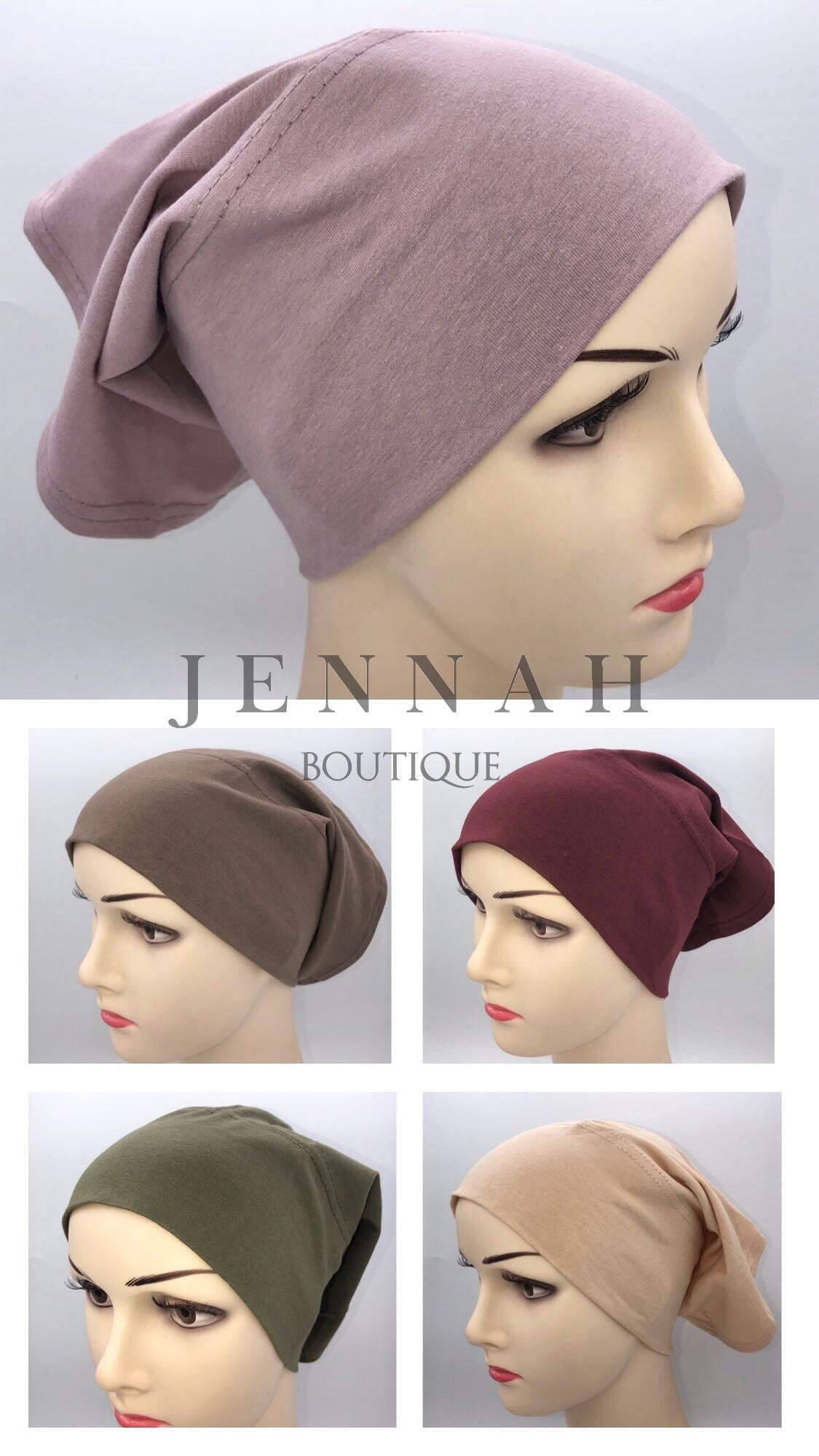 Bonnet tube coton