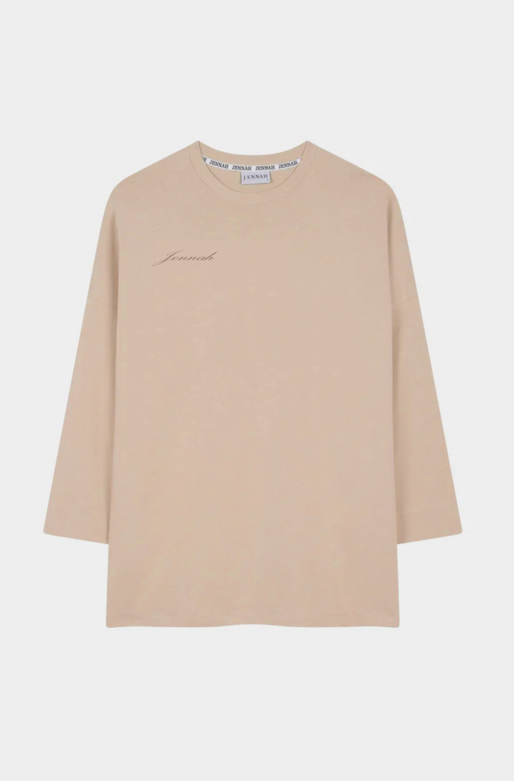 T-shirt oversize beige