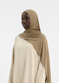 Easy-fit hijab taupe