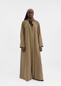 Abaya epure taupe