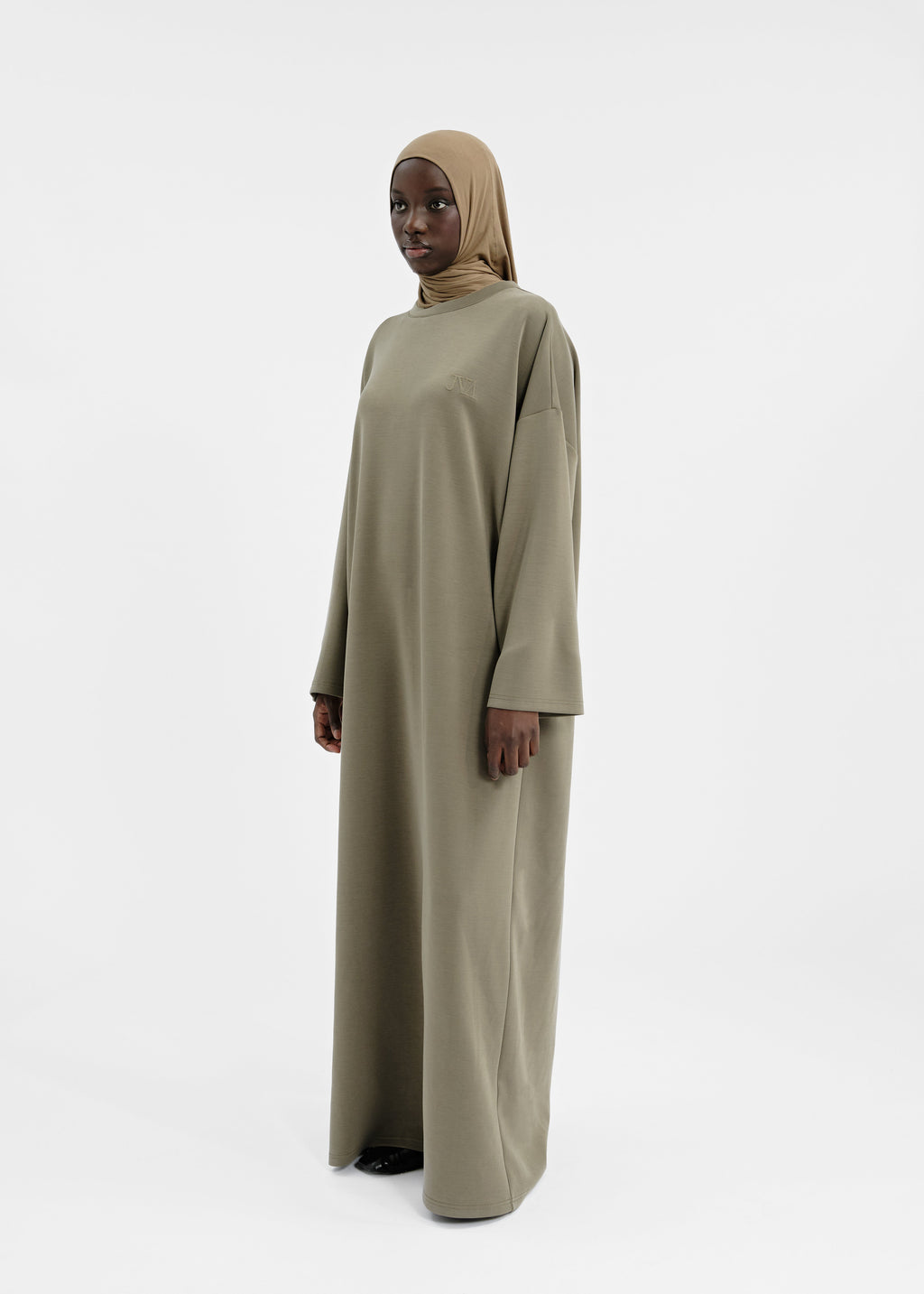 Robe over modal kaki