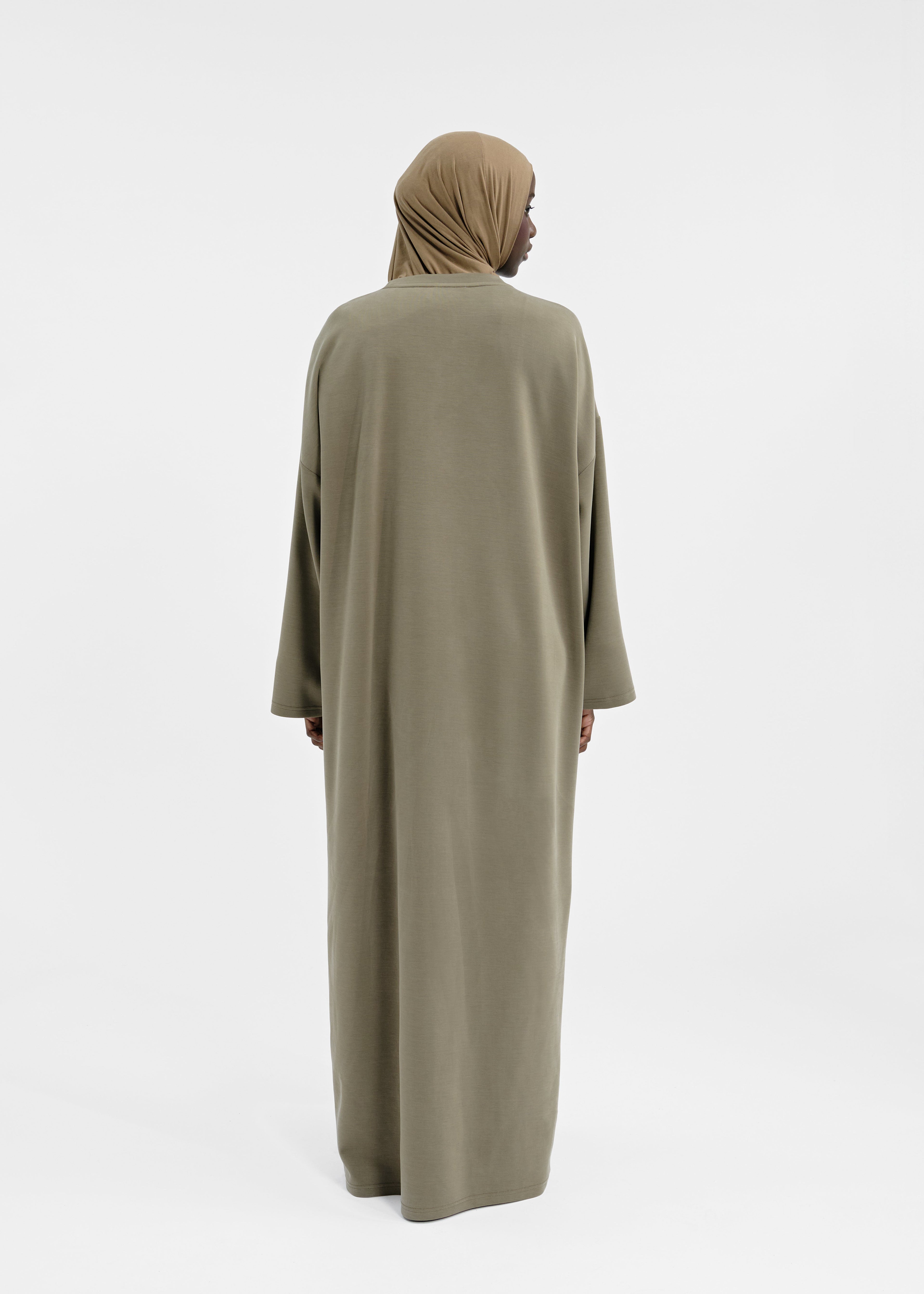 Robe over modal kaki