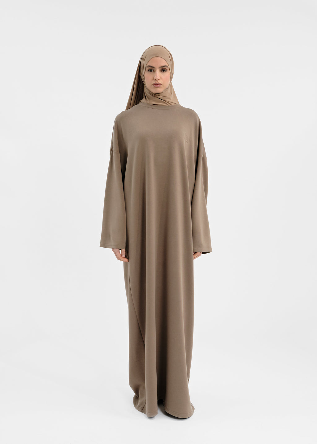 Robe over modal taupe