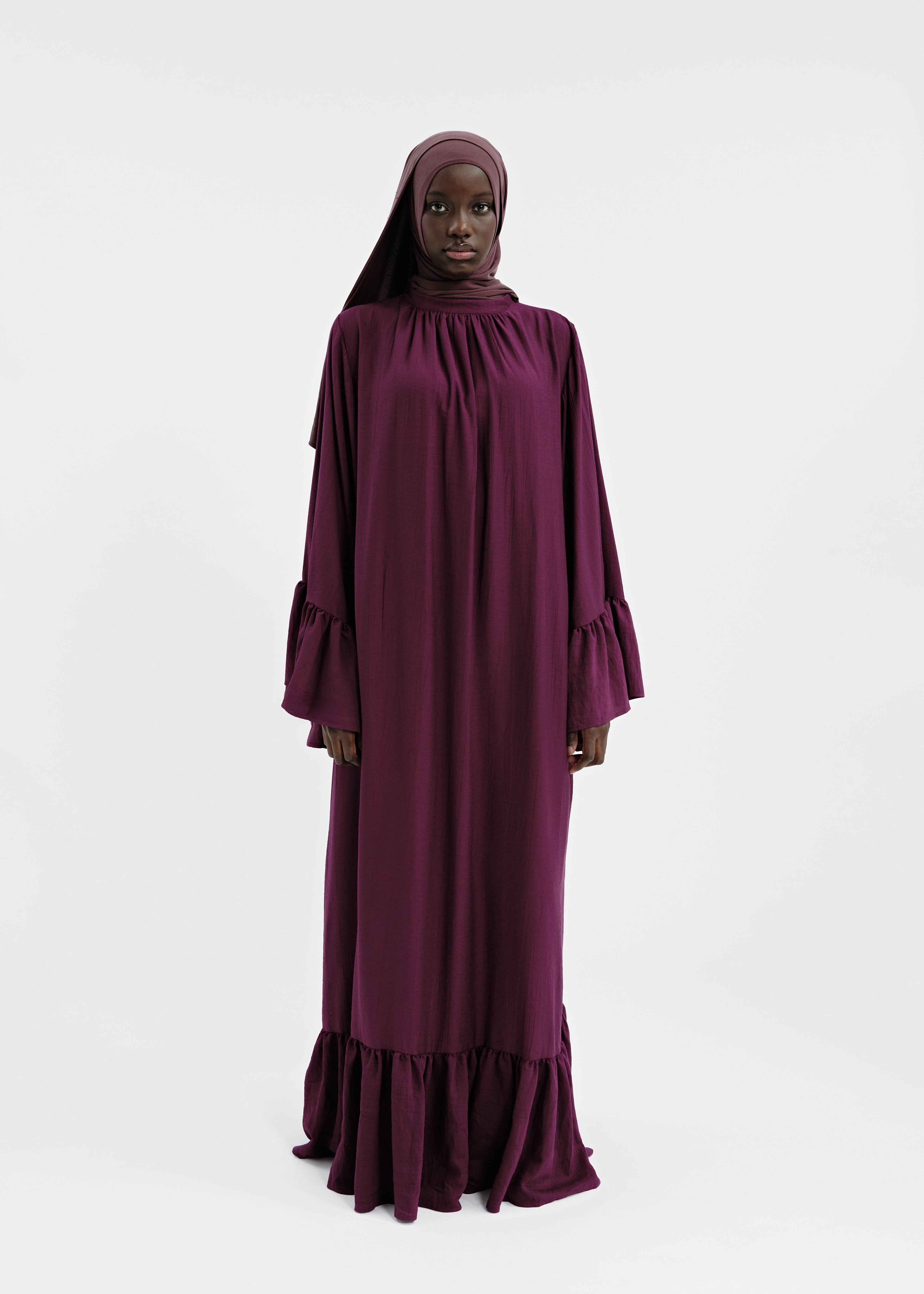 Robe Jasmine burgundy