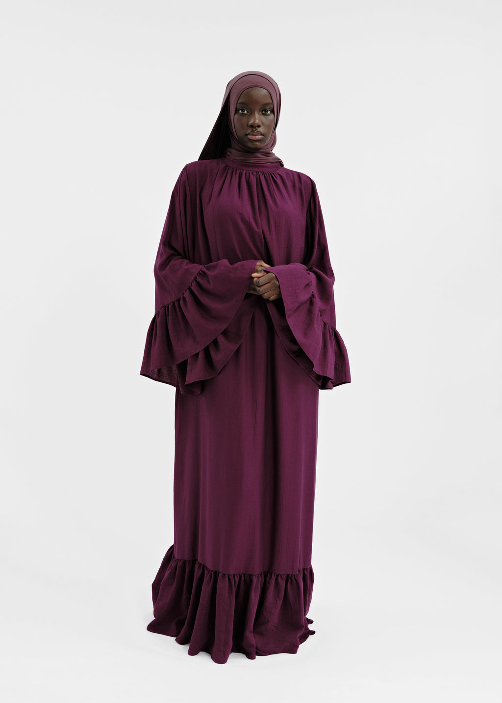 Robe Jasmine burgundy