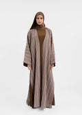 Abaya set Douiret marron