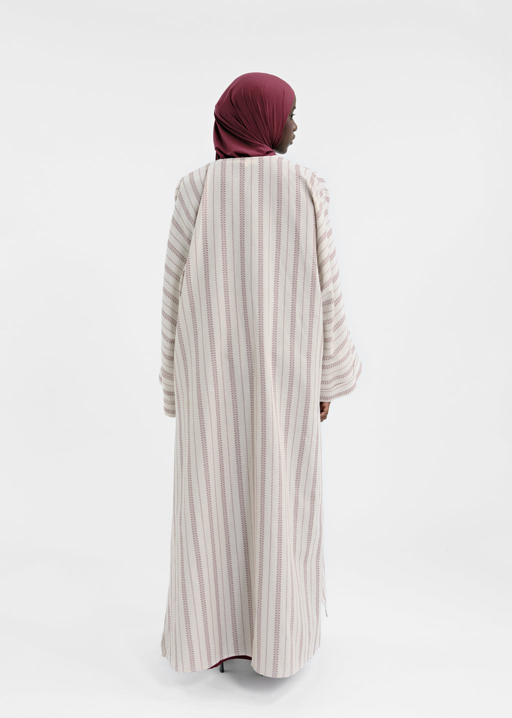 Abaya set Douiret bordeaux