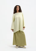 T-shirt oversize amande