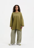 T-shirt oversize kaki