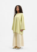 T-shirt oversize sauge