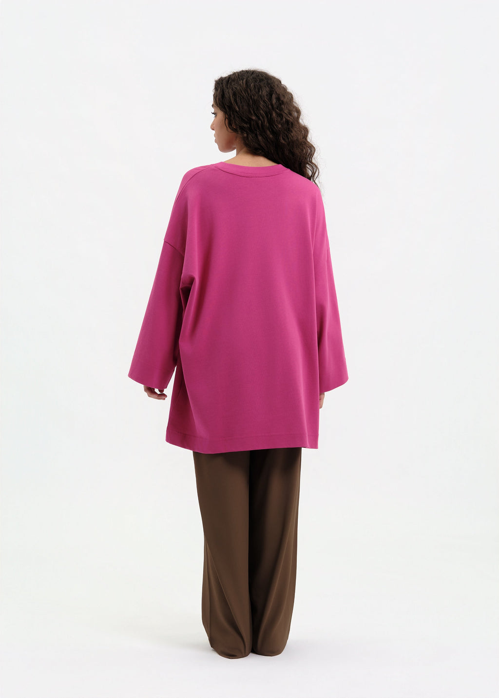 T-shirt oversize fushia
