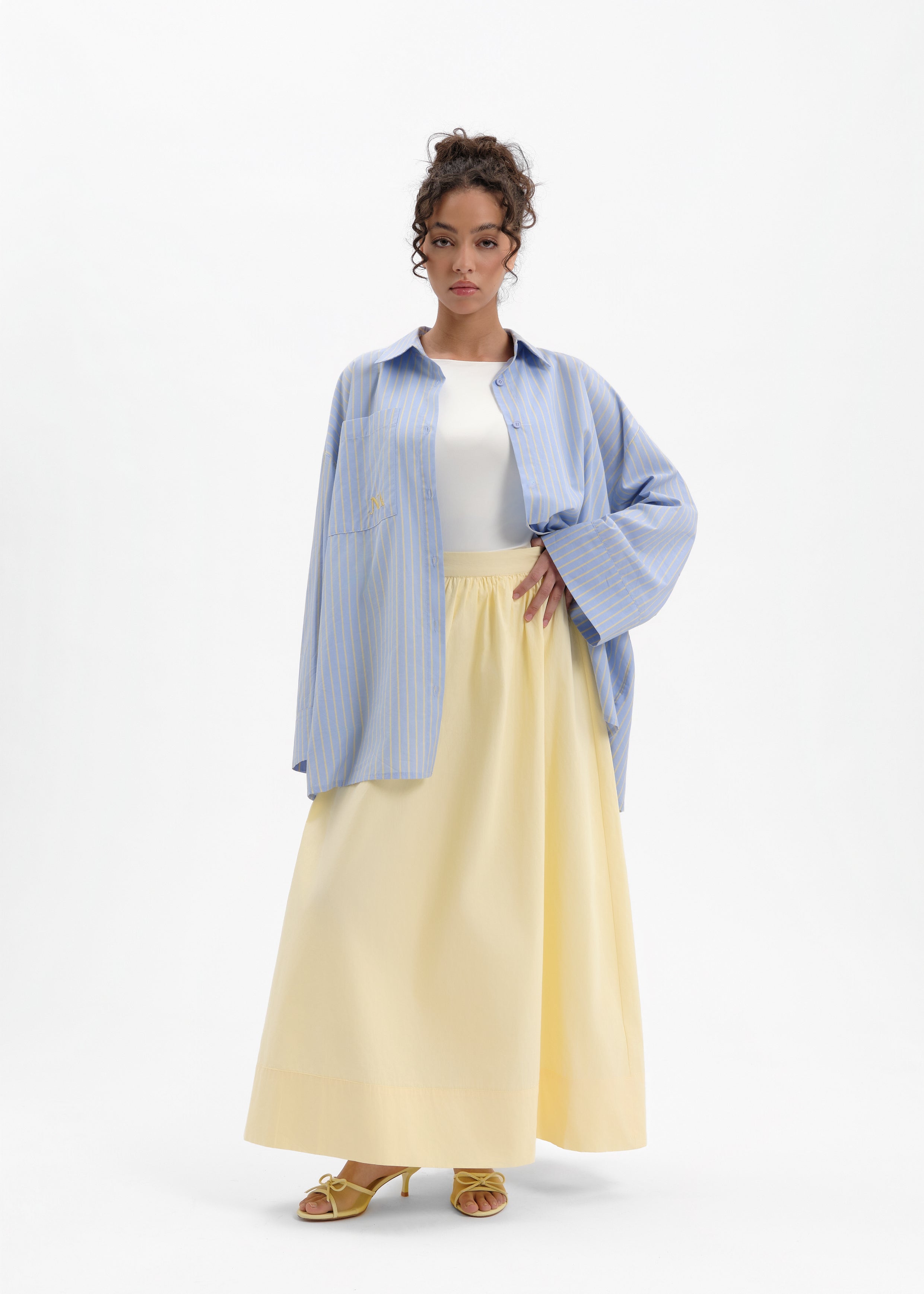 Jupe oversize summer lemon