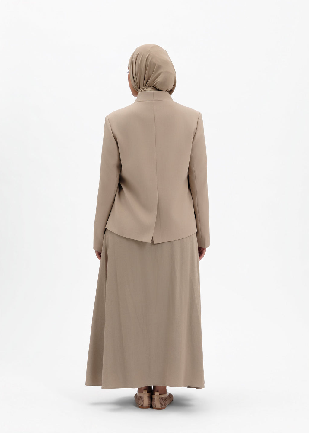 Blazer structuré taupe
