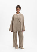 Veste kimono ora taupe