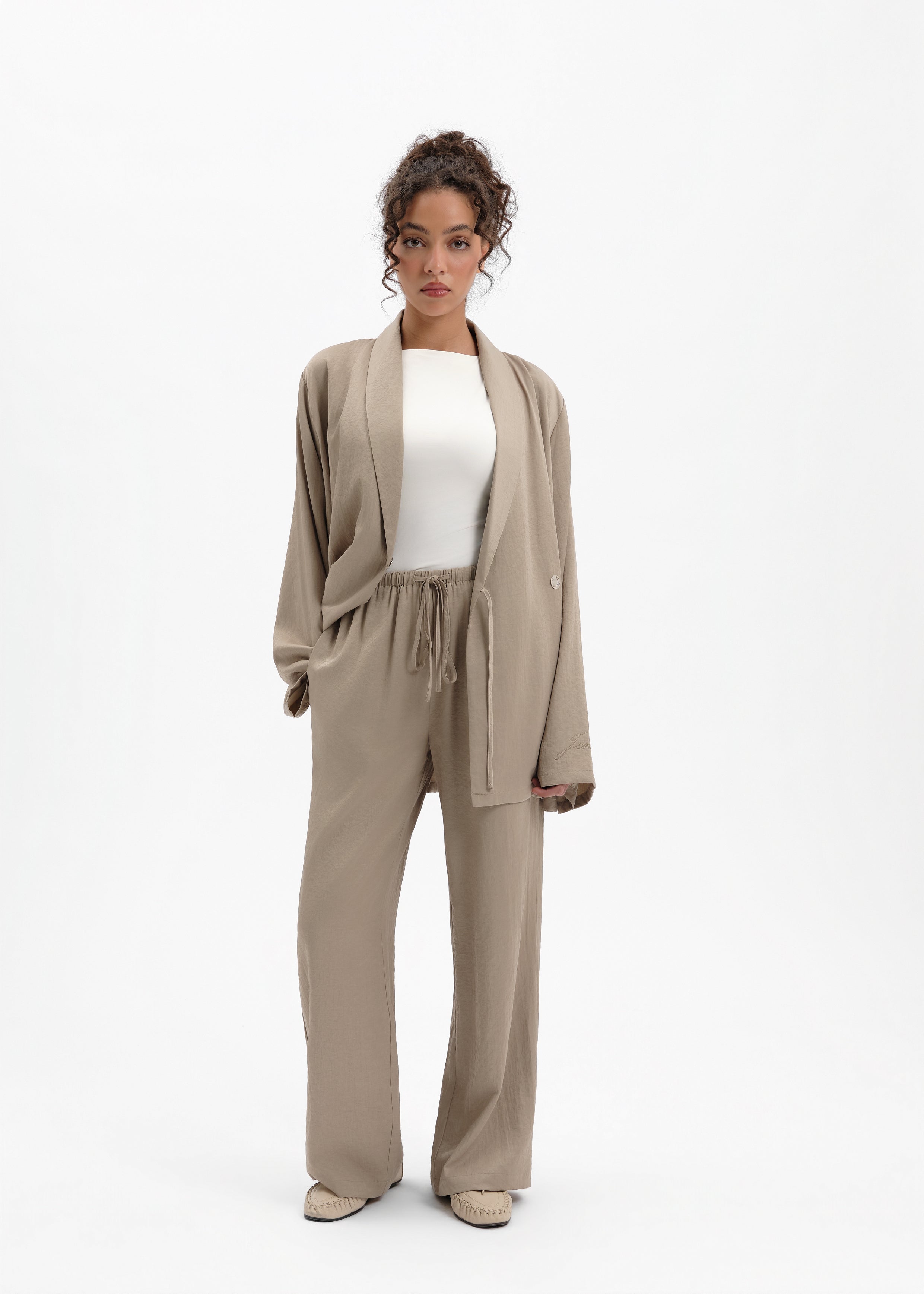 Pantalon ora taupe