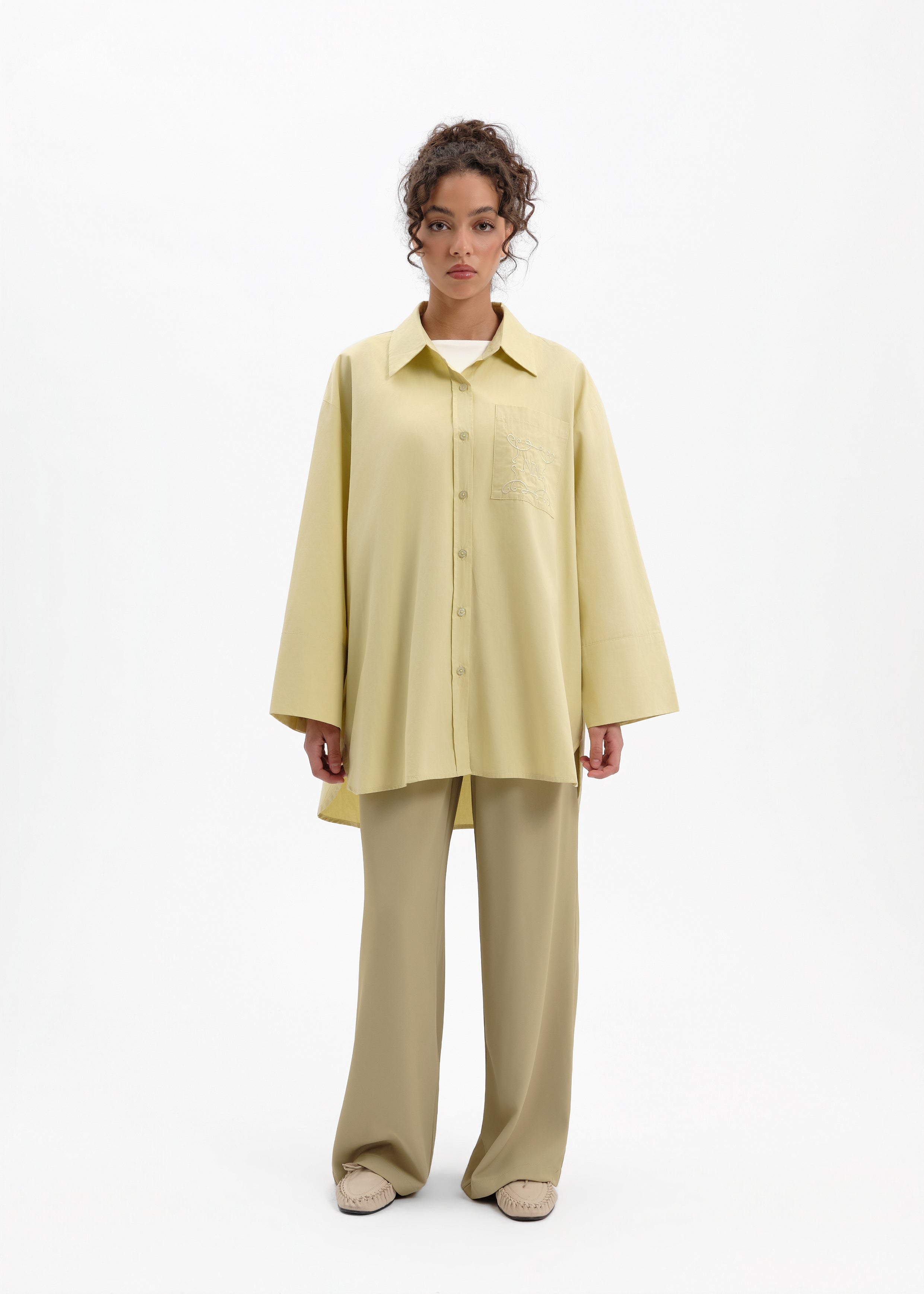 Pantalon essentiel vert d'eau