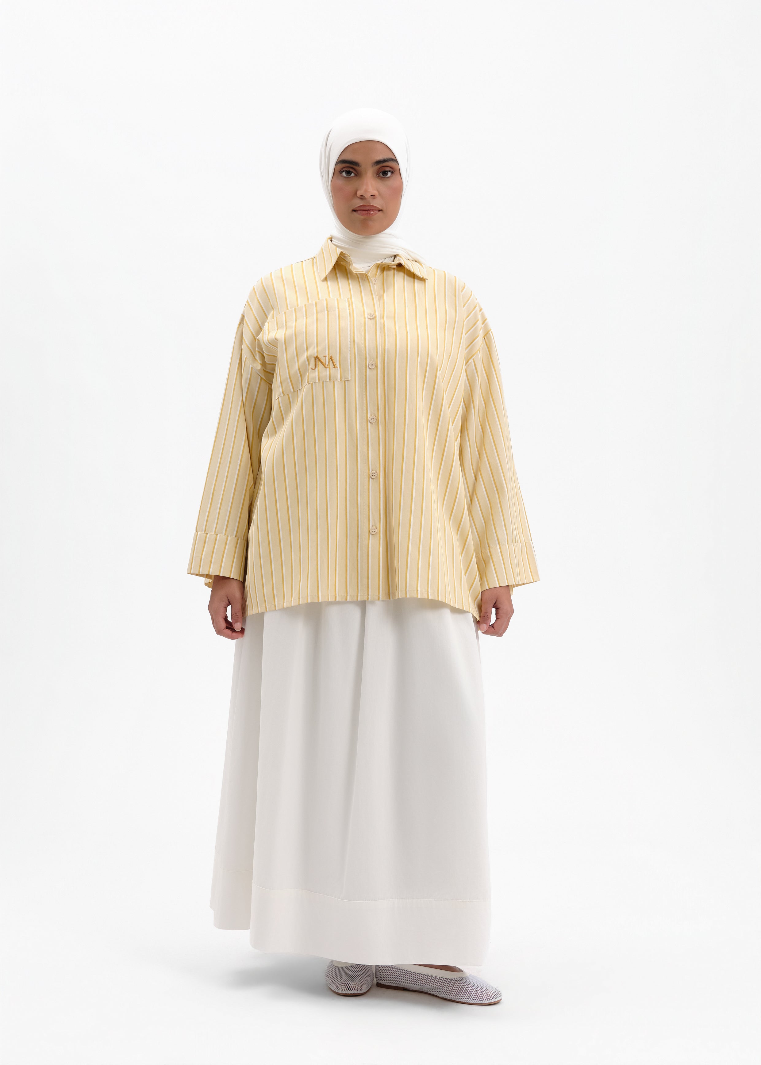 Jupe oversize summer blanc