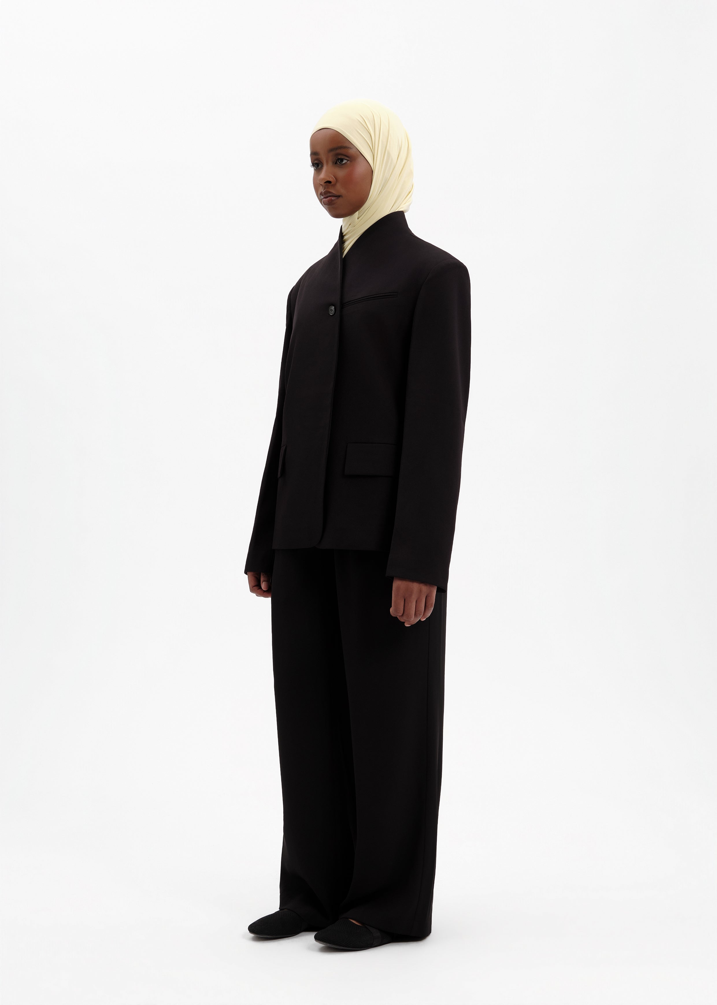 Blazer structuré noir