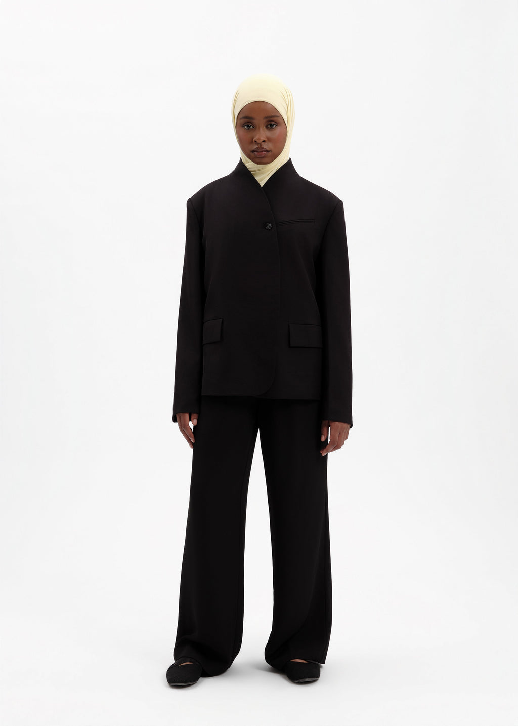 Blazer structuré noir