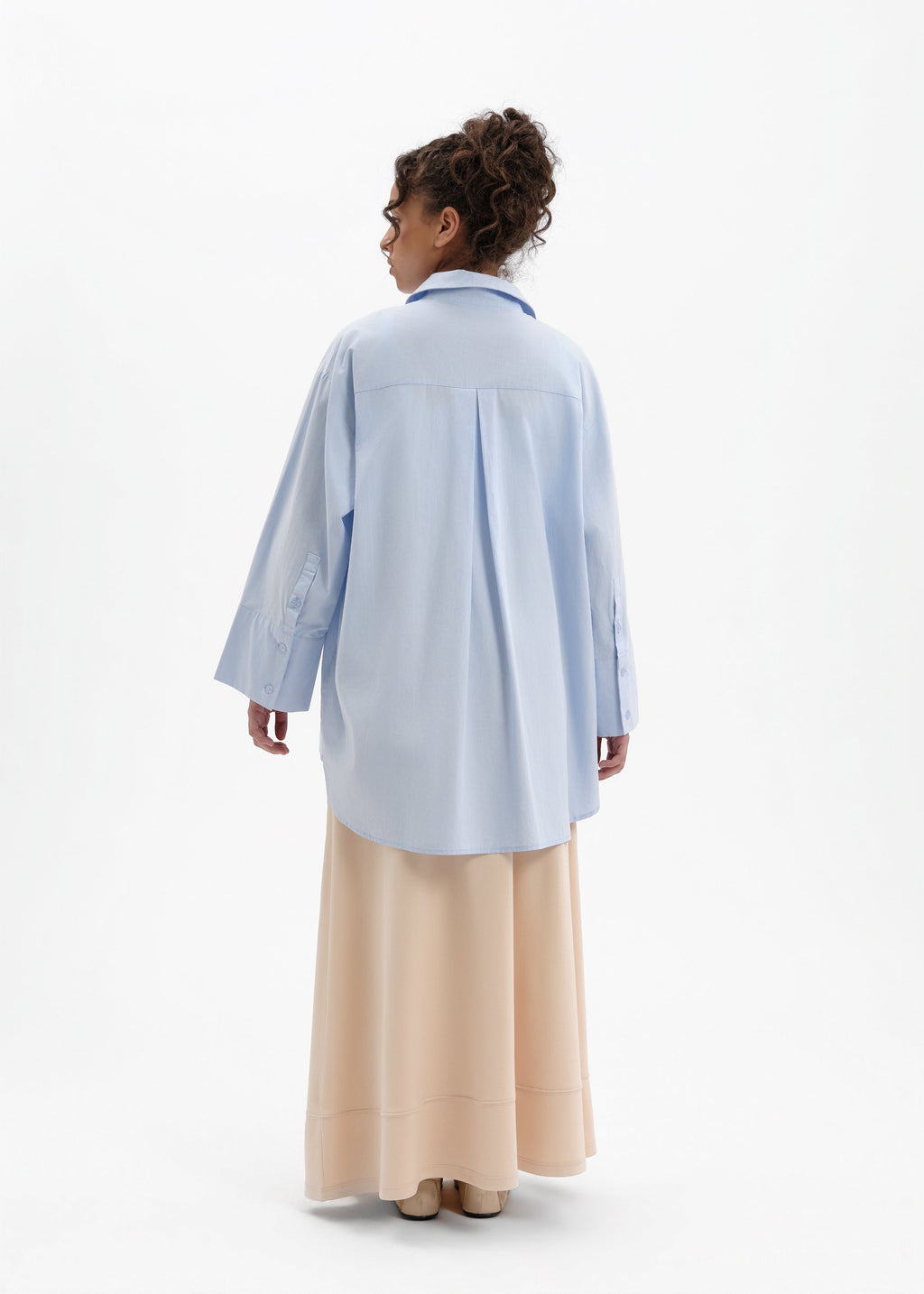 Chemise oversize blue