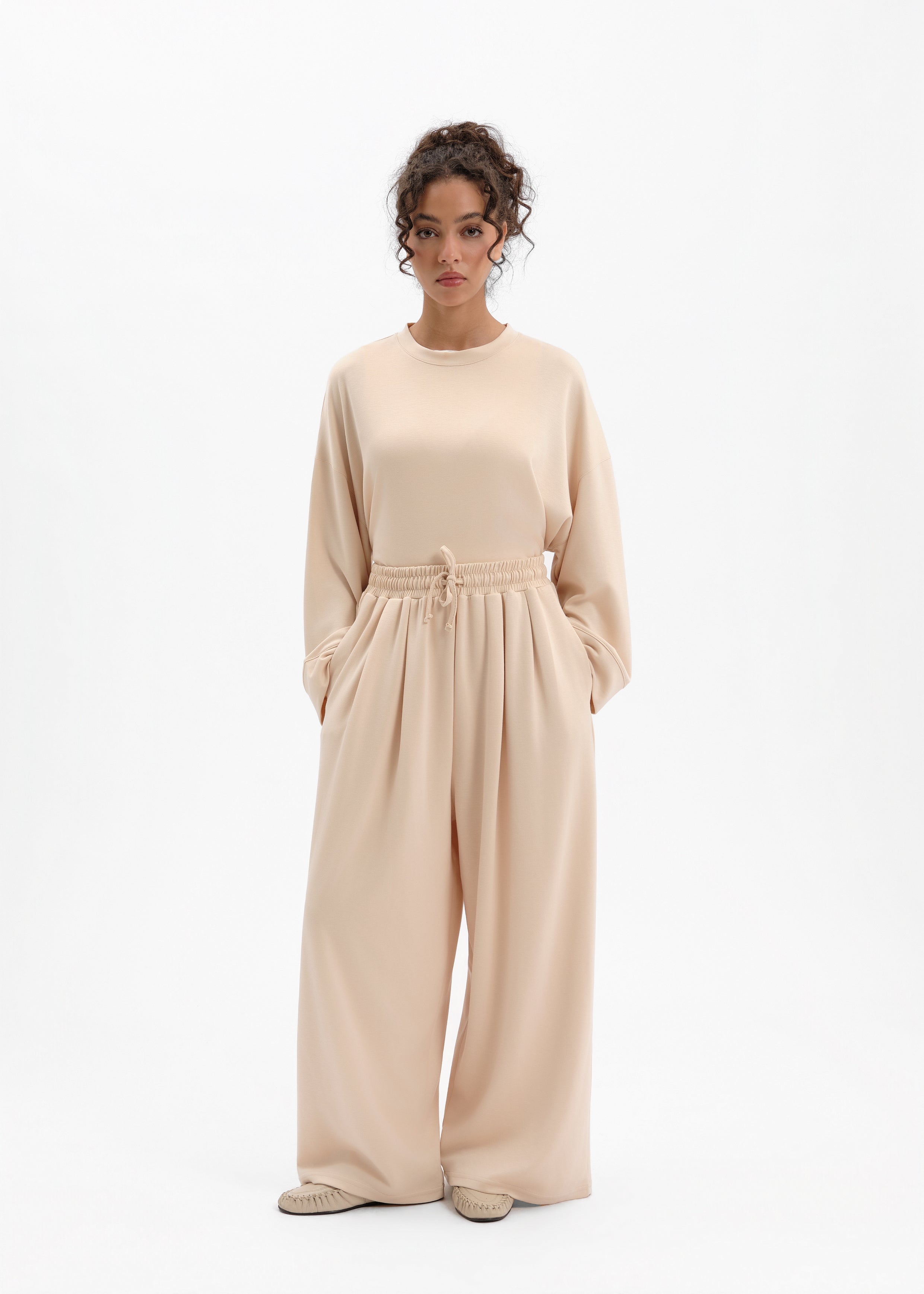 Pantalon riveira vanille